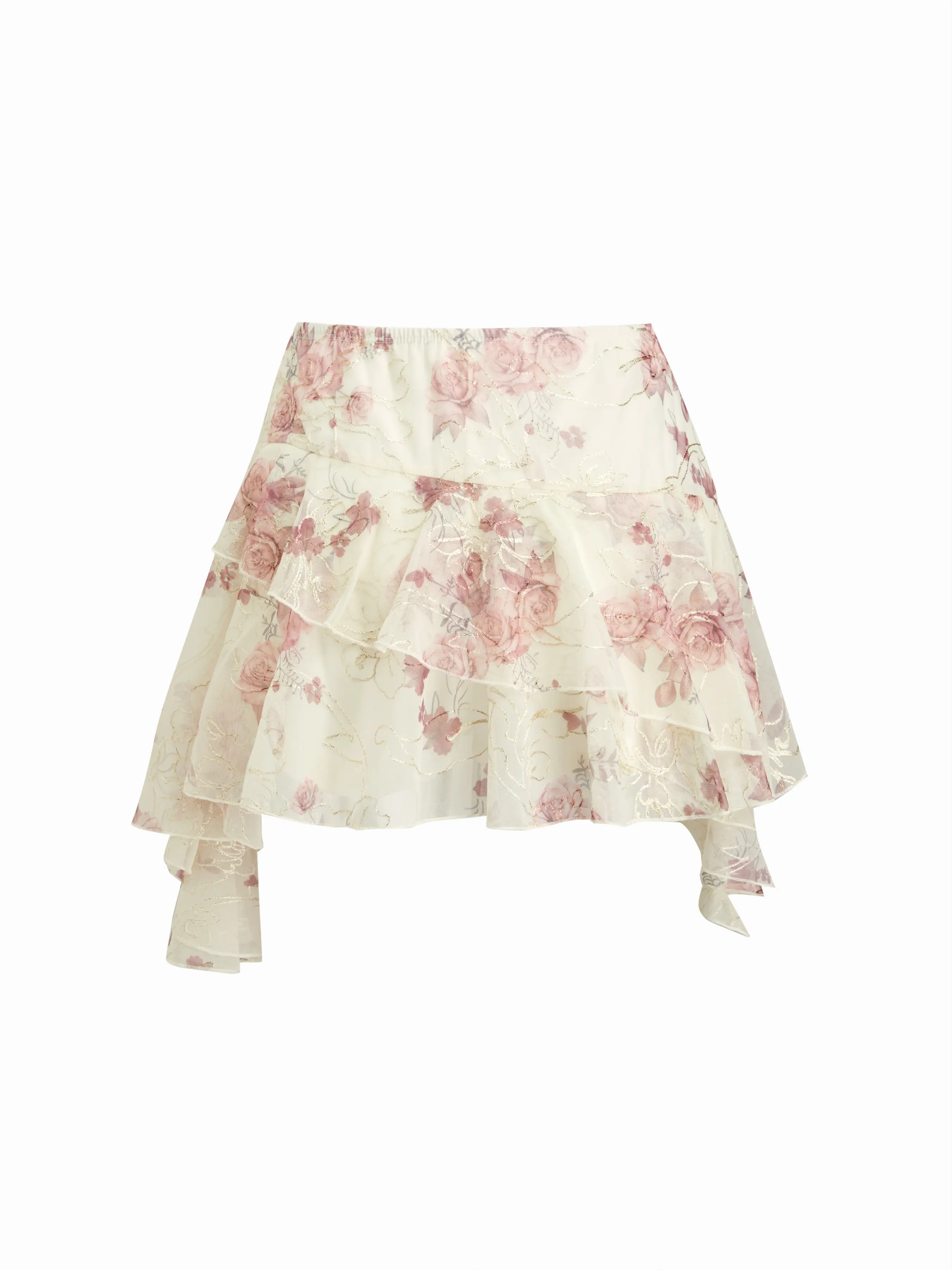 10045-mesh-mid-rise-floral-asymmetrical-ruffle-hem-mini-skirt-1.webp