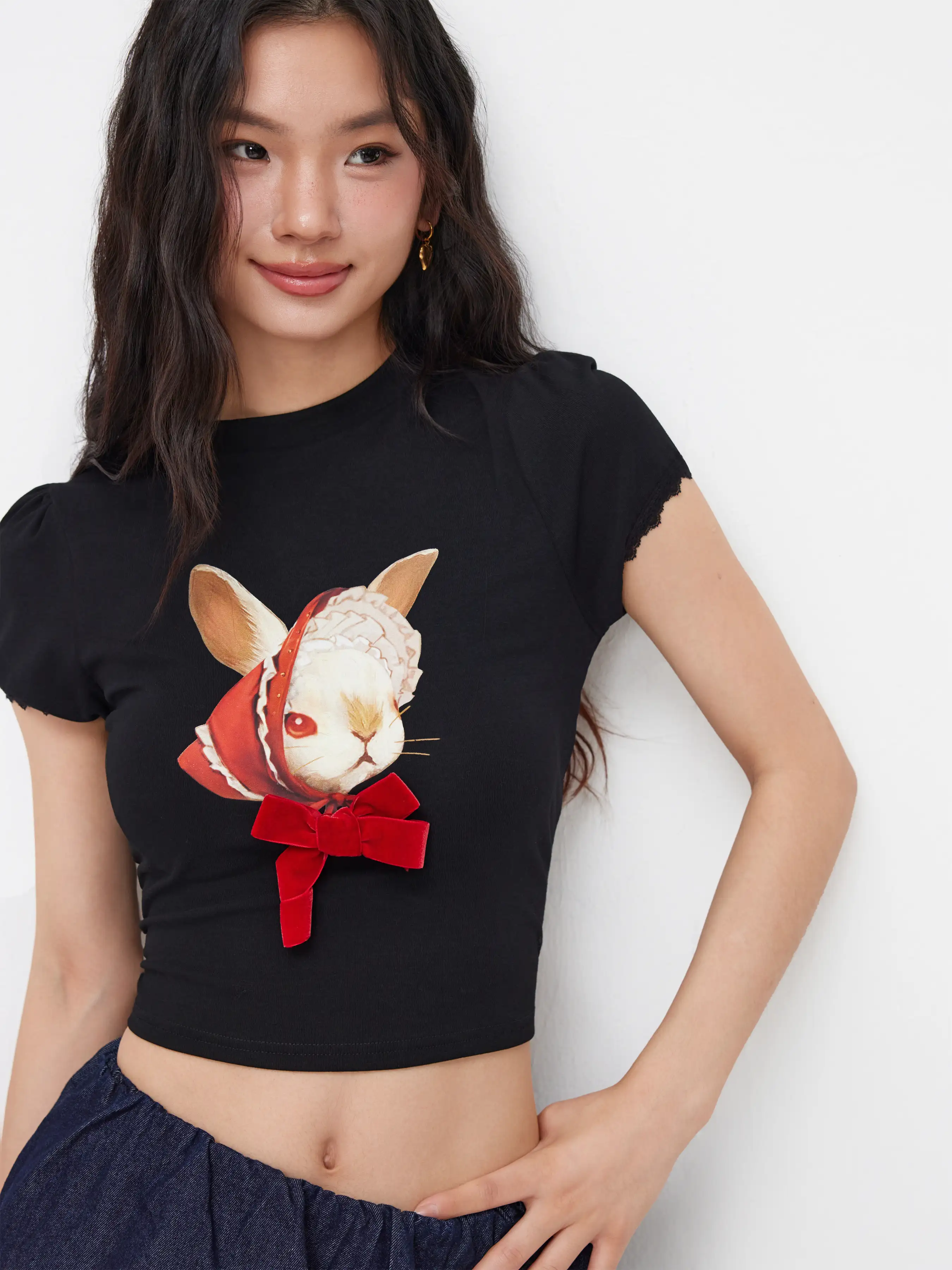 10205-cotton-blend-round-neckline-rabbit-graphic-lace-trim-short-sleeve-tee-1.webp