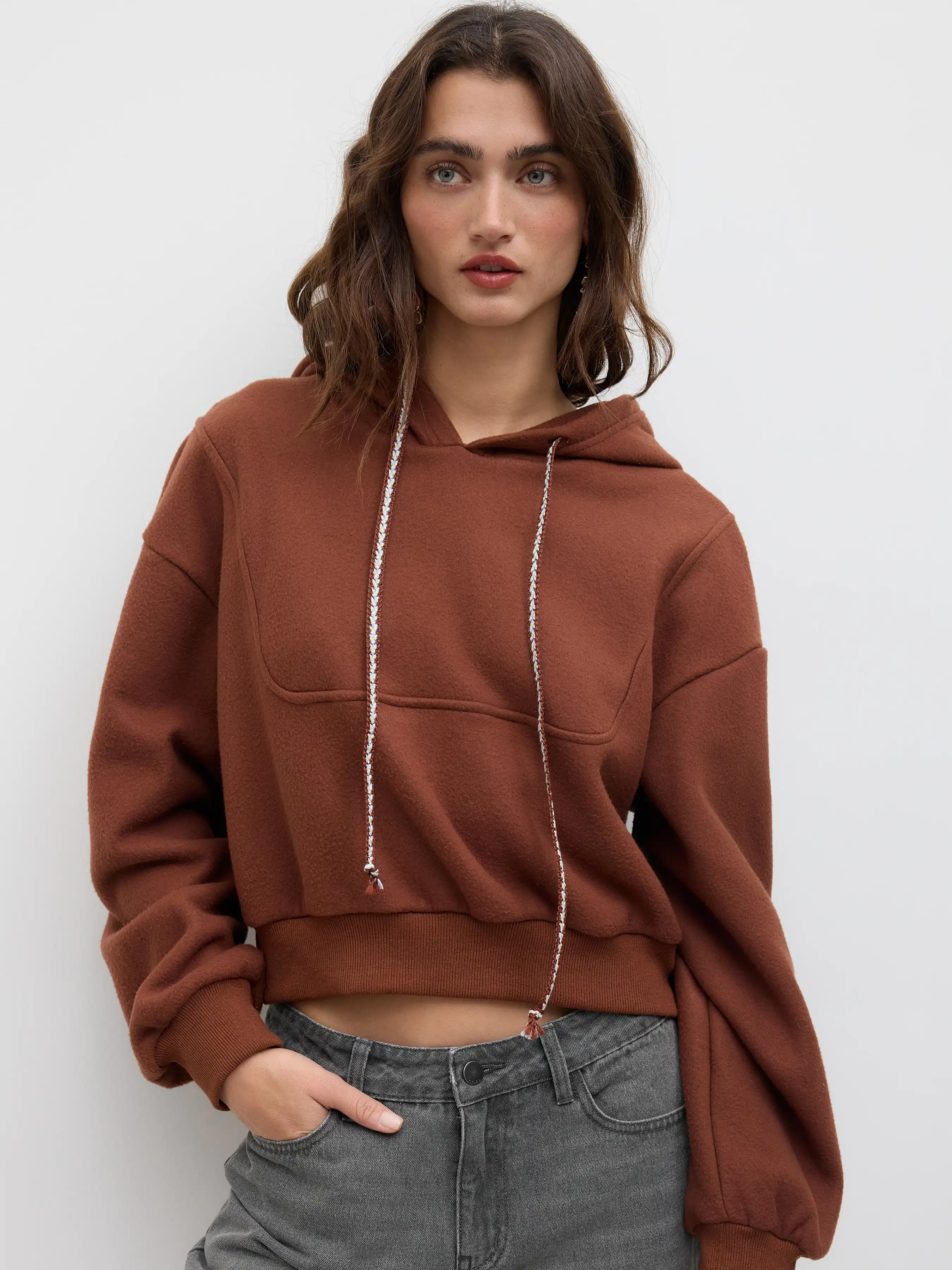 Cotton-blend Oversized Hoodie