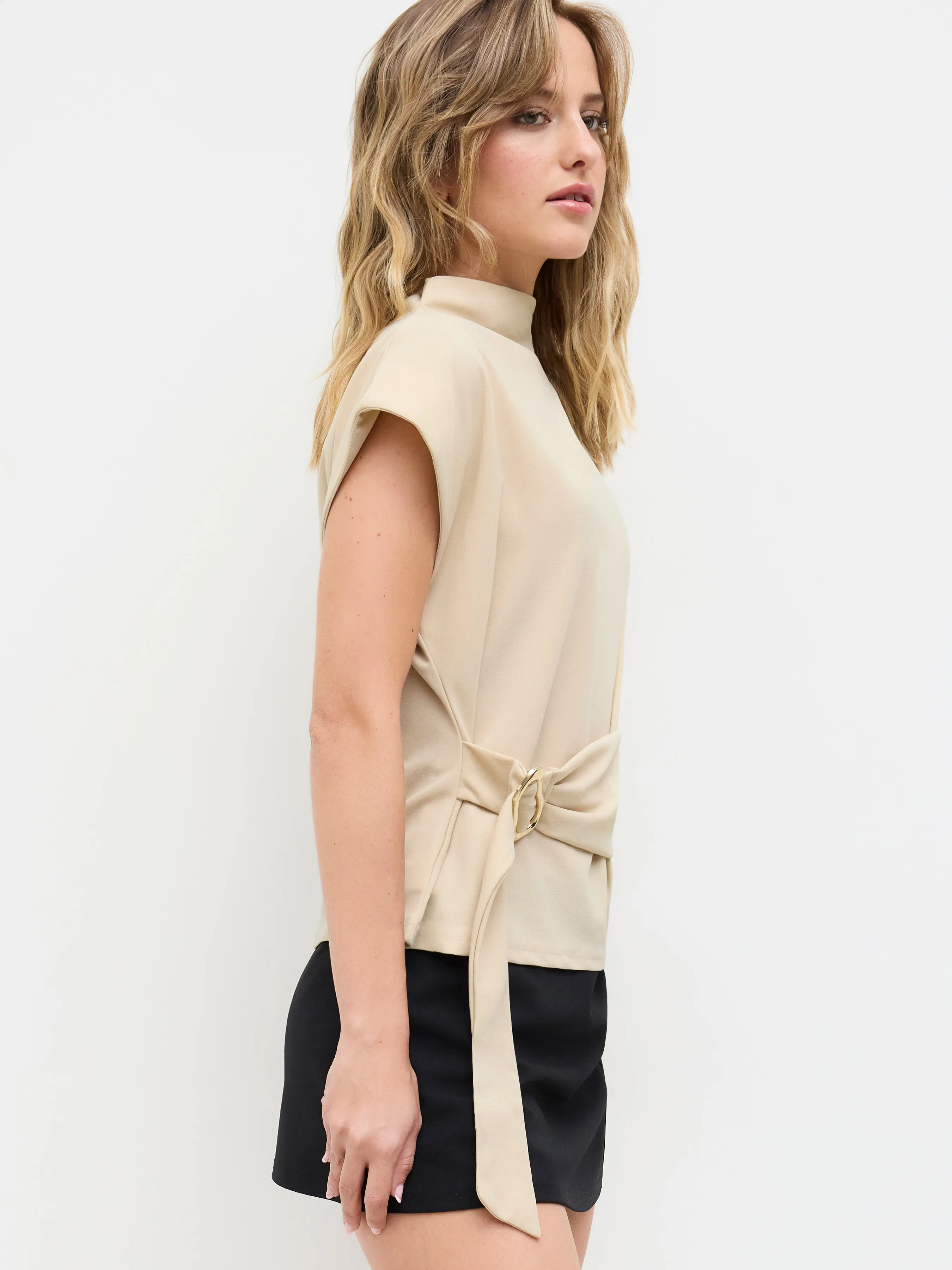 1026-stand-collar-belted-short-sleeve-top-1.webp