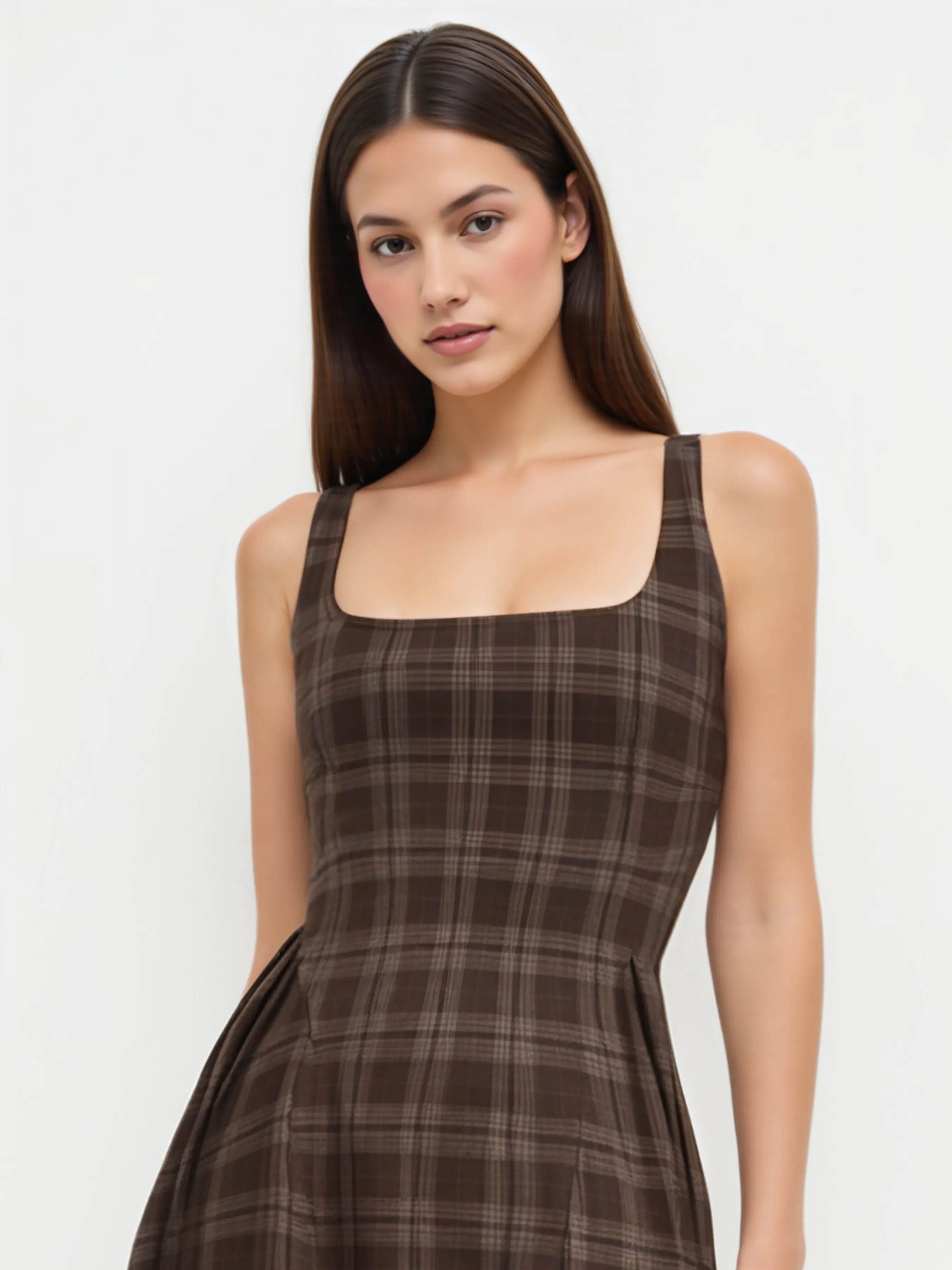1039-square-neck-check-pleated-zipper-maxi-dress-1.webp