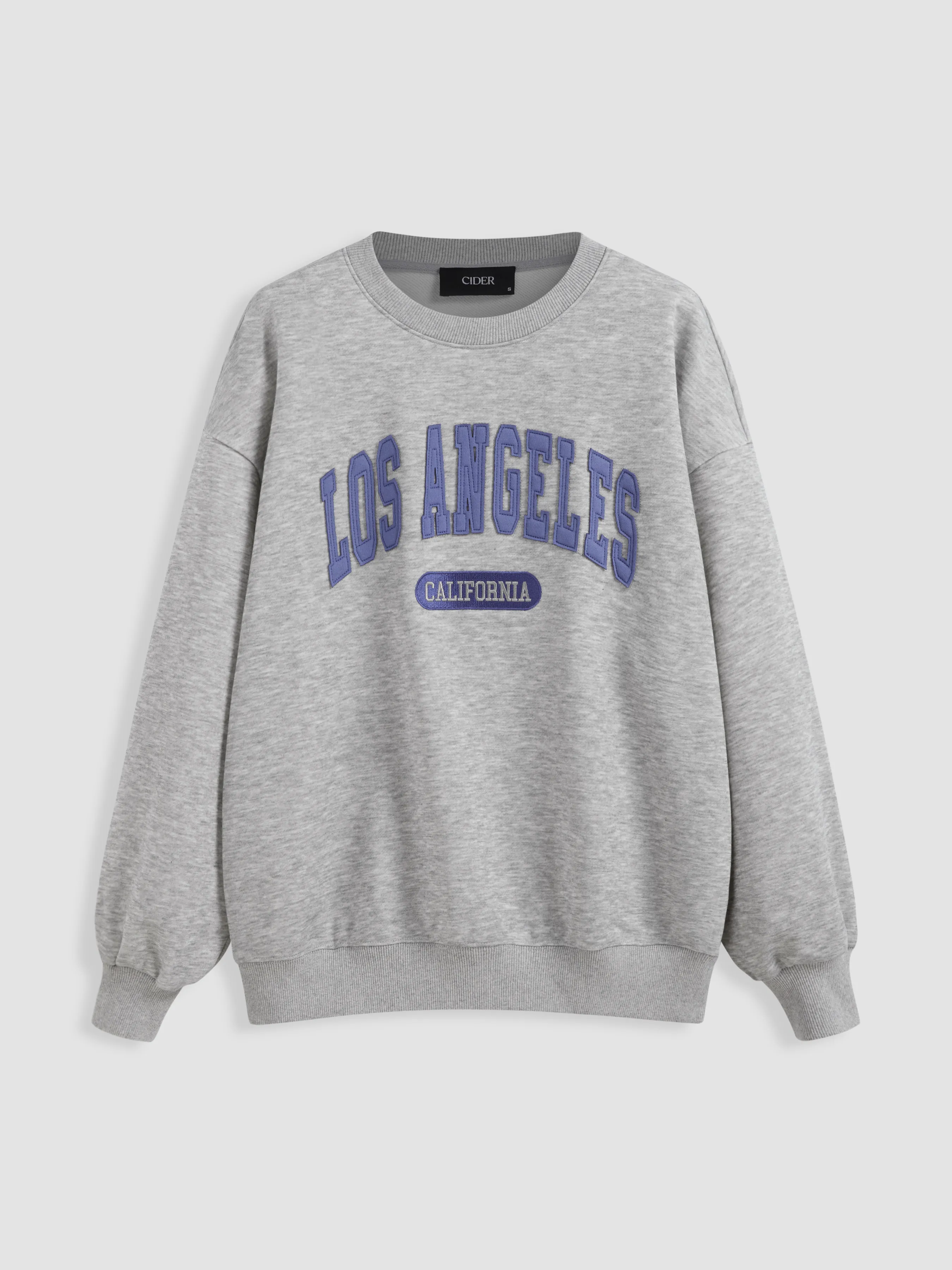 Los Angeles Round Neckline Oversized Sweatshirt