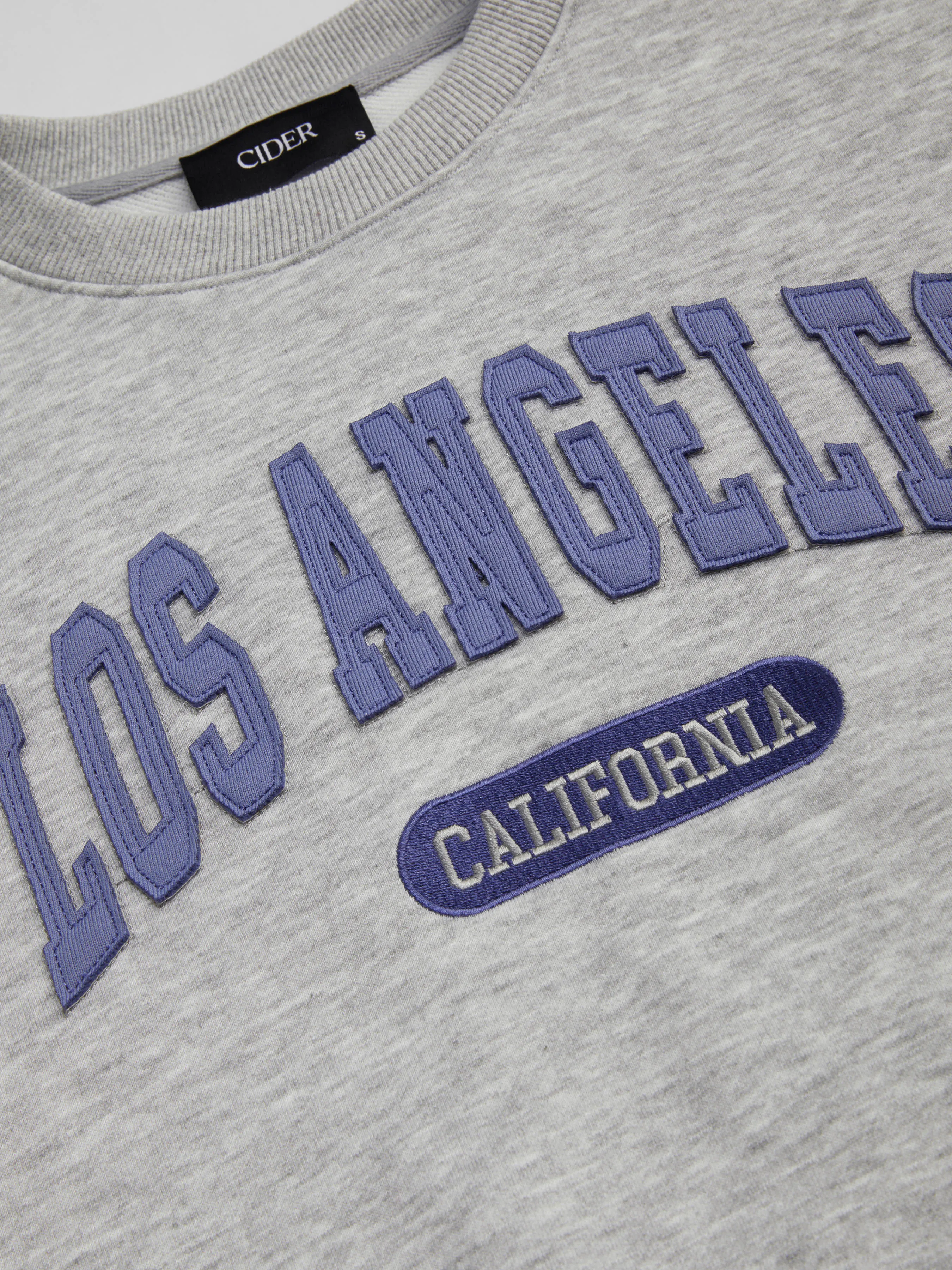 Los Angeles Round Neckline Oversized Sweatshirt