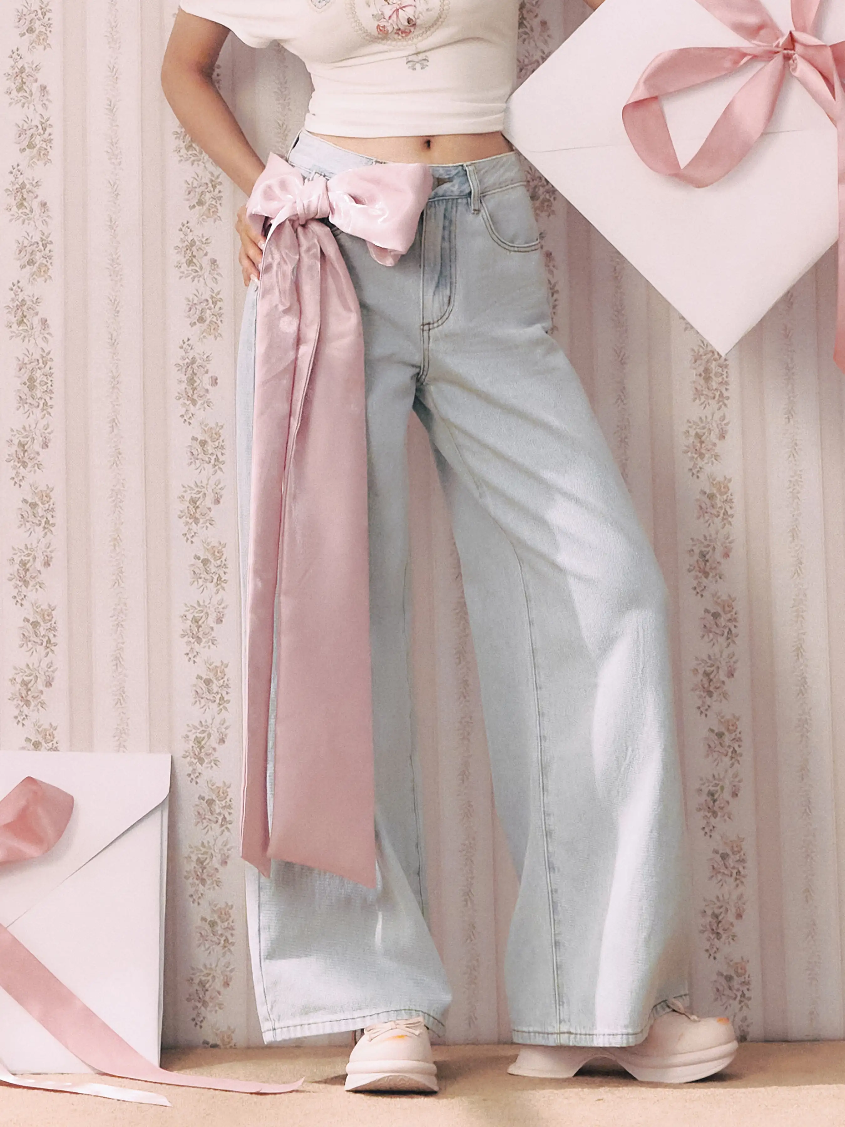 Cider Denim Mid Rise Bowknot Wide Leg Jeans 1 10781-cider-denim-mid-rise-bowknot-wide-leg-jeans-1.webp
