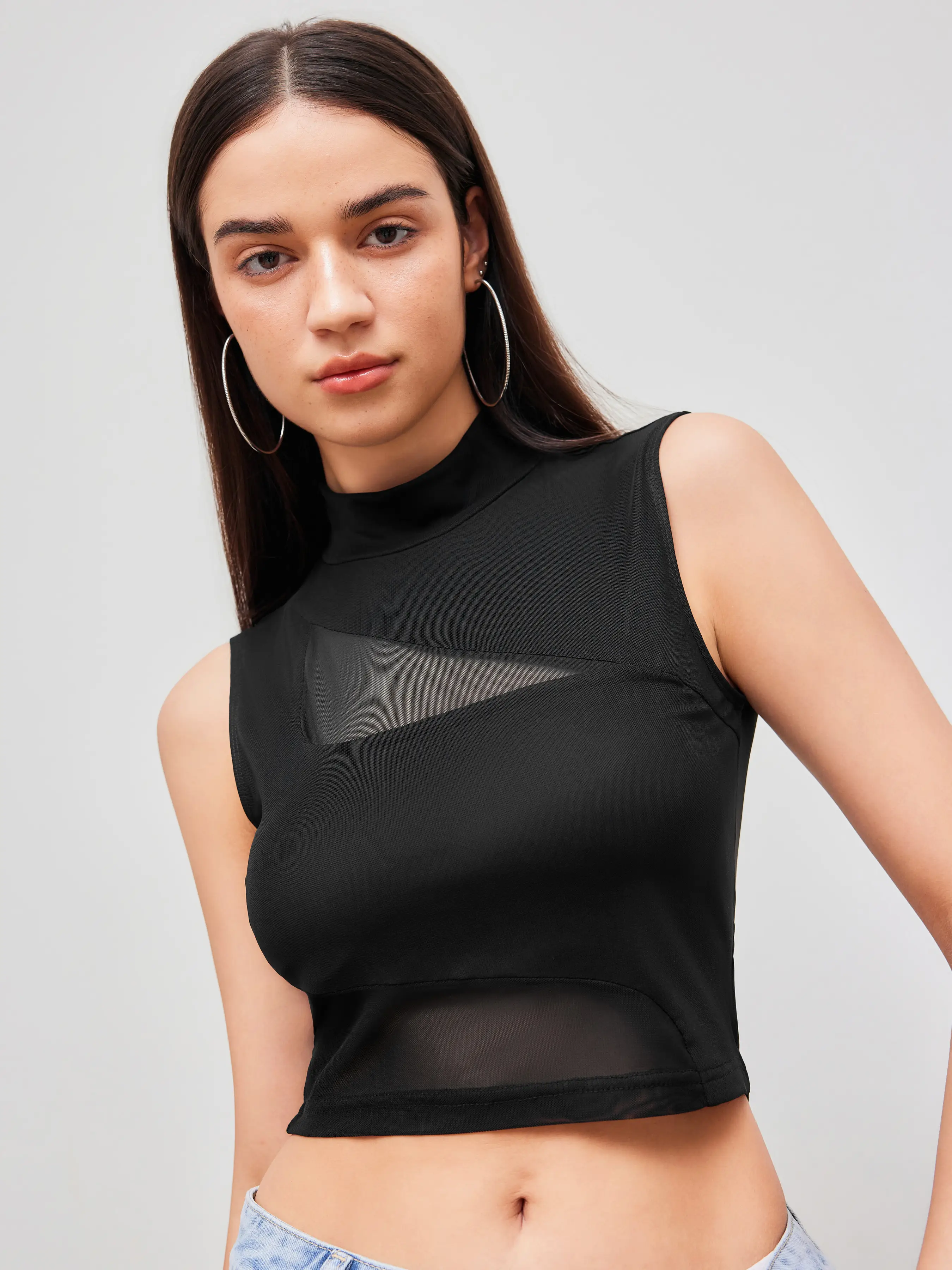 Mesh High Neck Patched Crop Tank Top 1 10822-mesh-high-neck-patched-crop-tank-top-1.webp