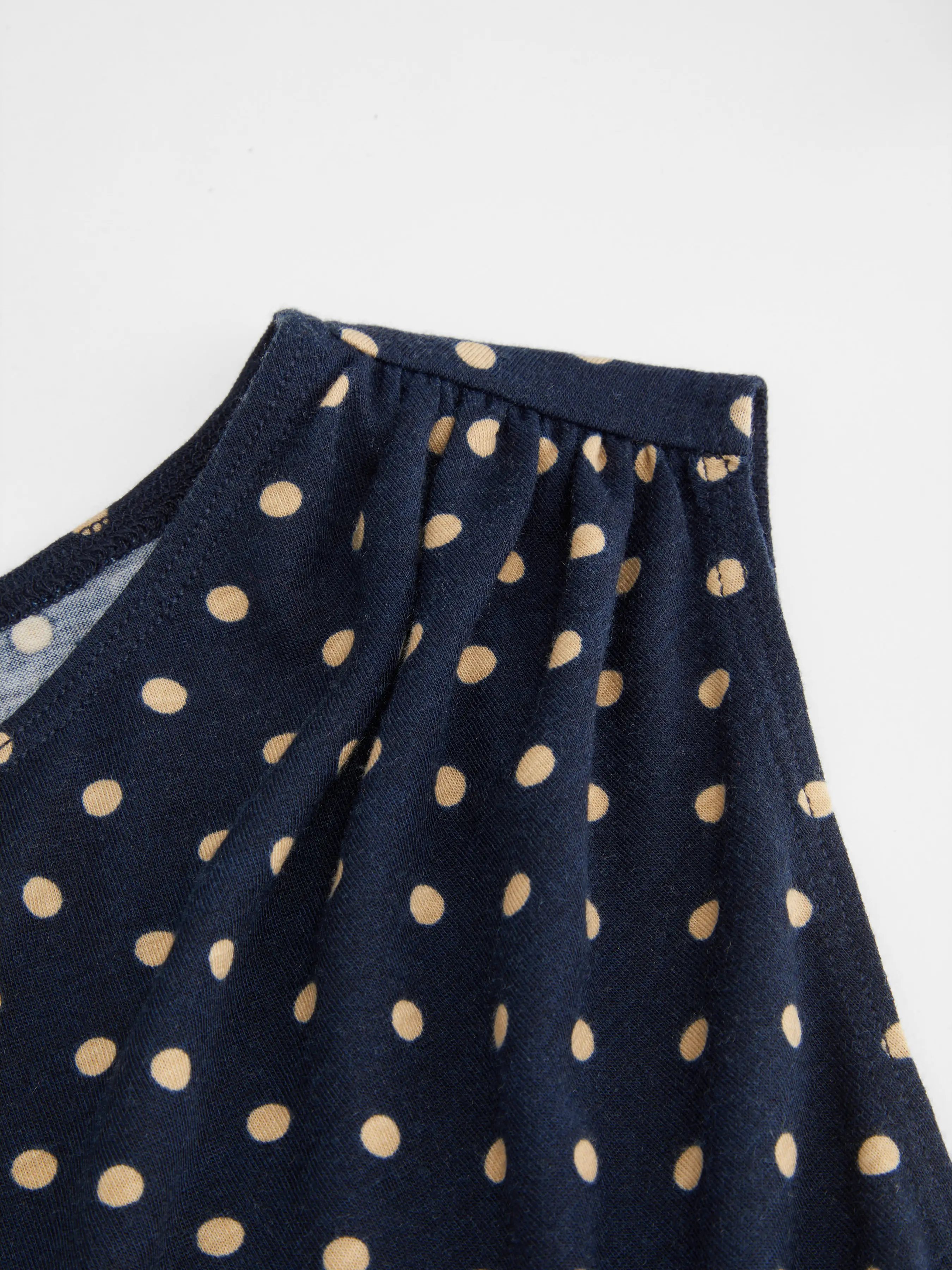 Boat Neck Polka Dot Ruched Bodysuit Curve & Plus