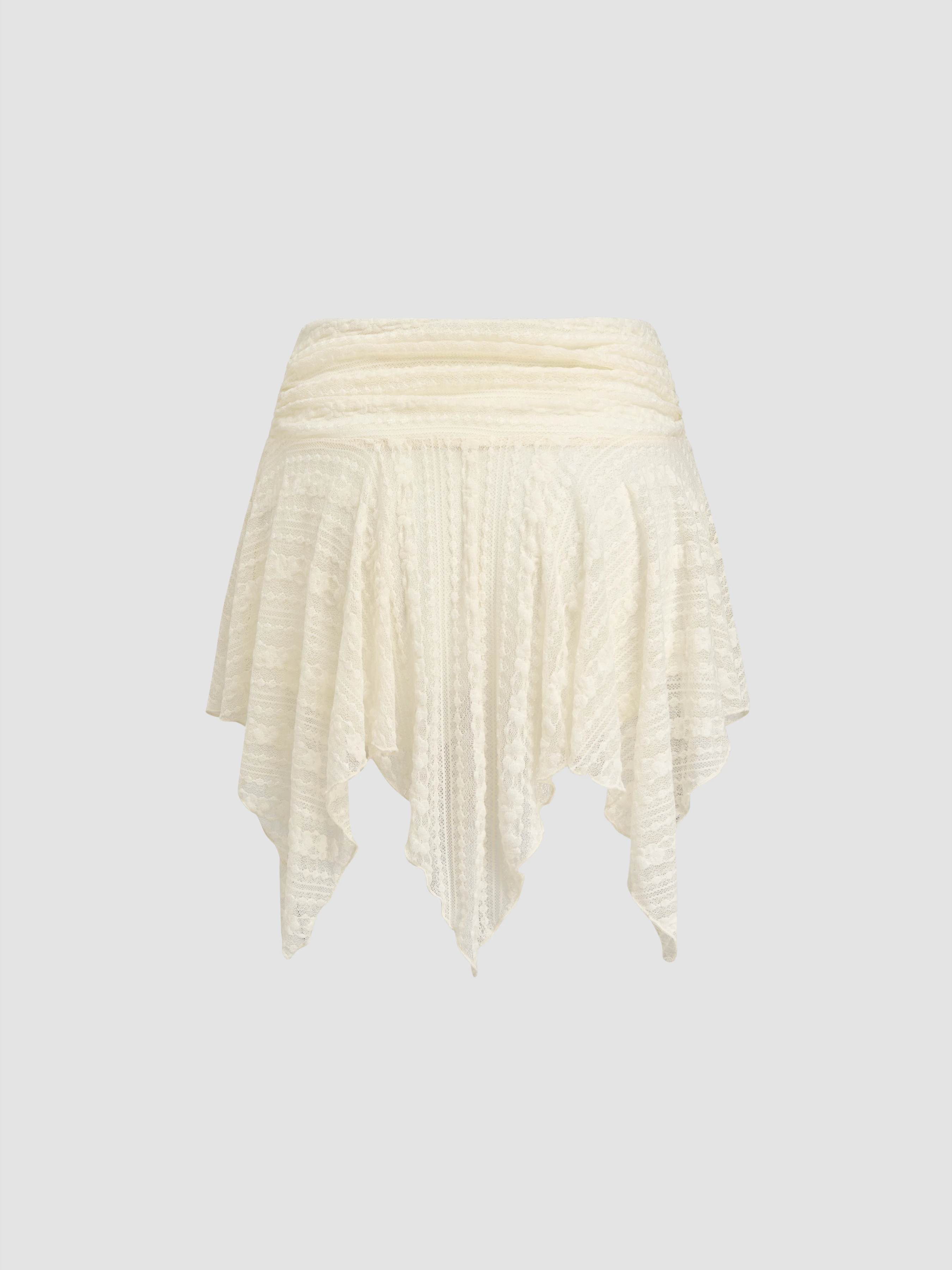 11113-lace-low-rise-ruched-asymmetrical-ruffle-hem-mini-skort-1.webp