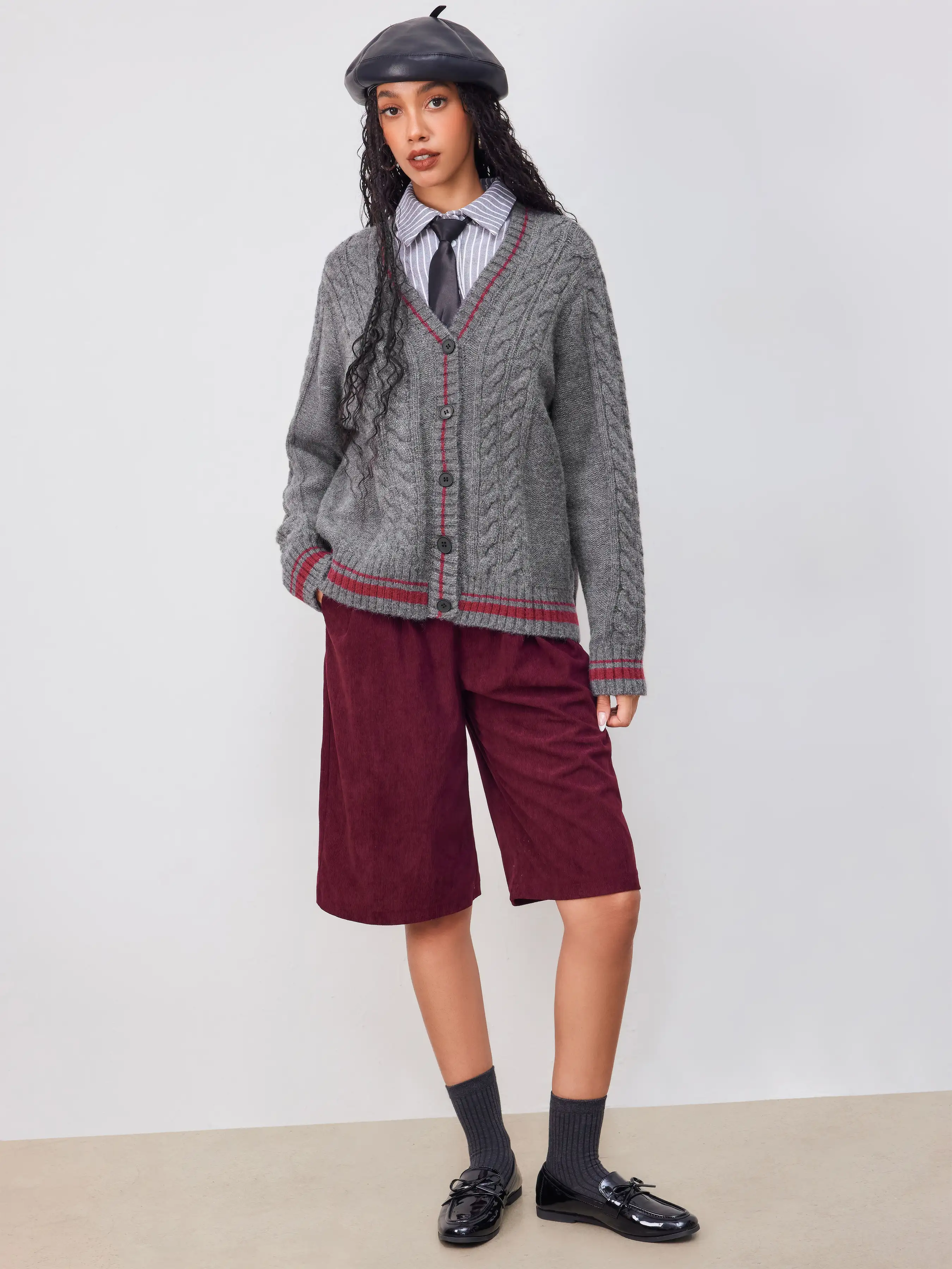 11221-cable-knit-v-neck-contrasting-binding-cardigan-1.webp