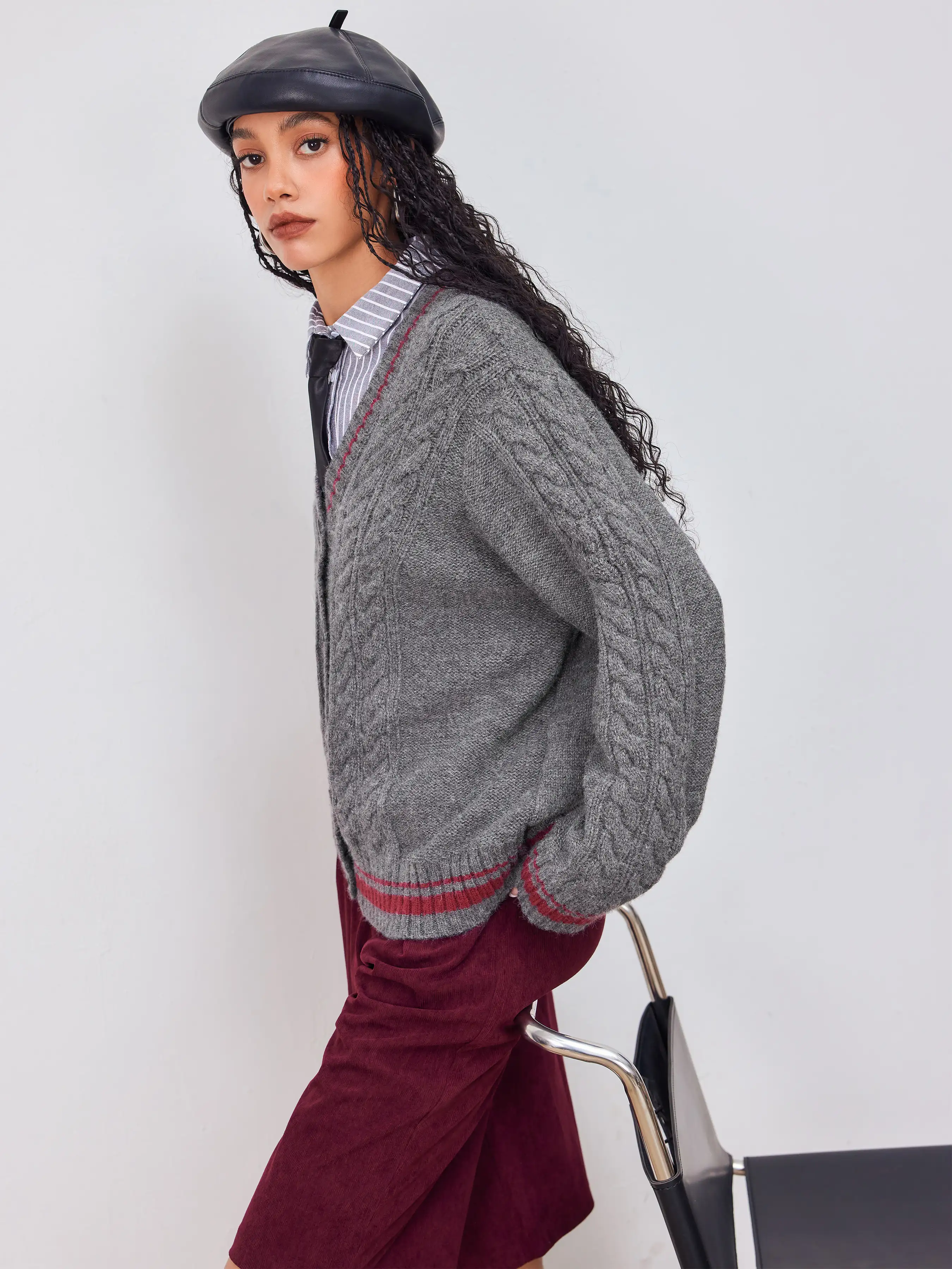 11221-cable-knit-v-neck-contrasting-binding-cardigan-1.webp
