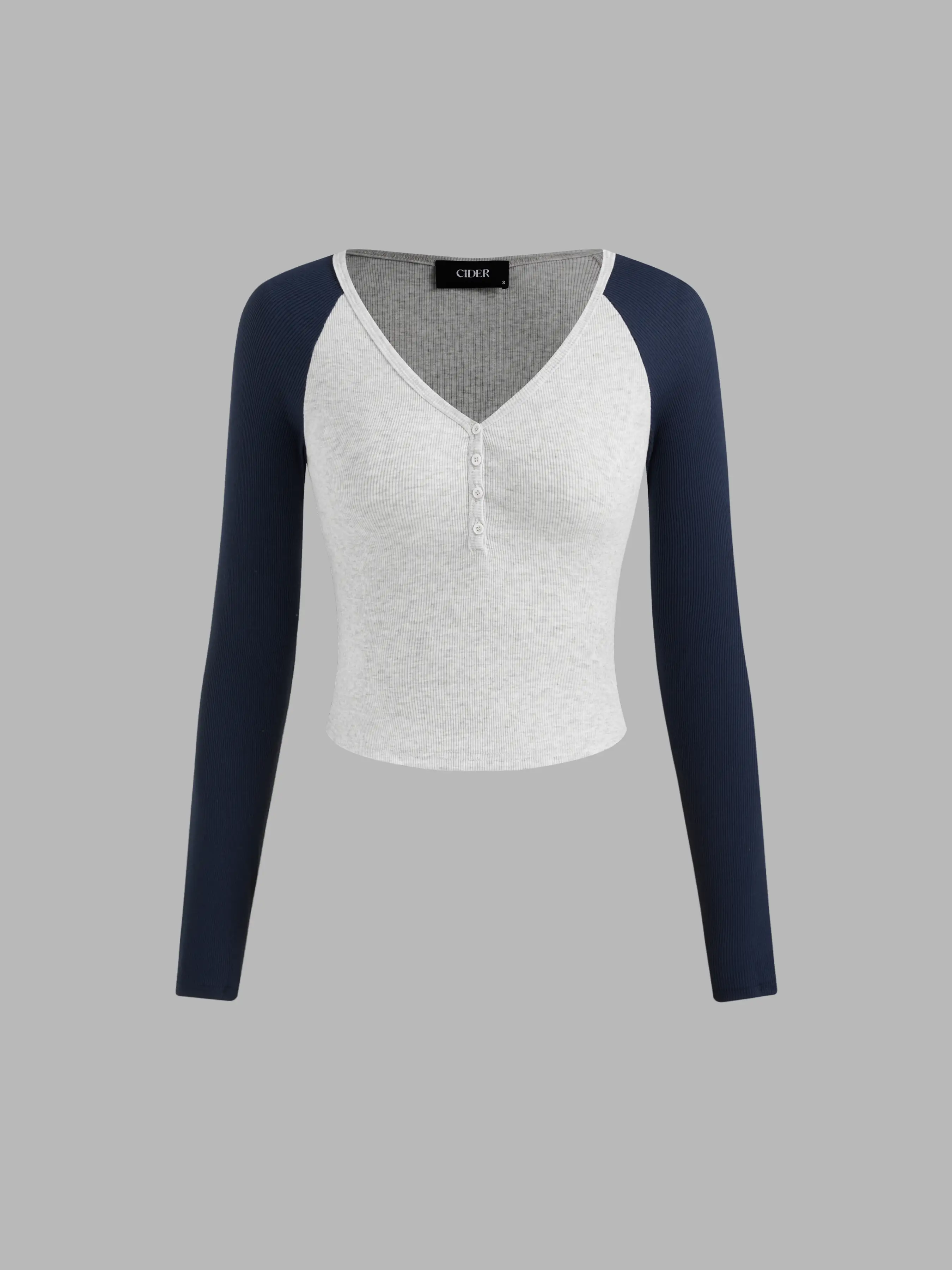 11646-v-neck-solid-button-raglan-sleeve-jersey-top-1.webp