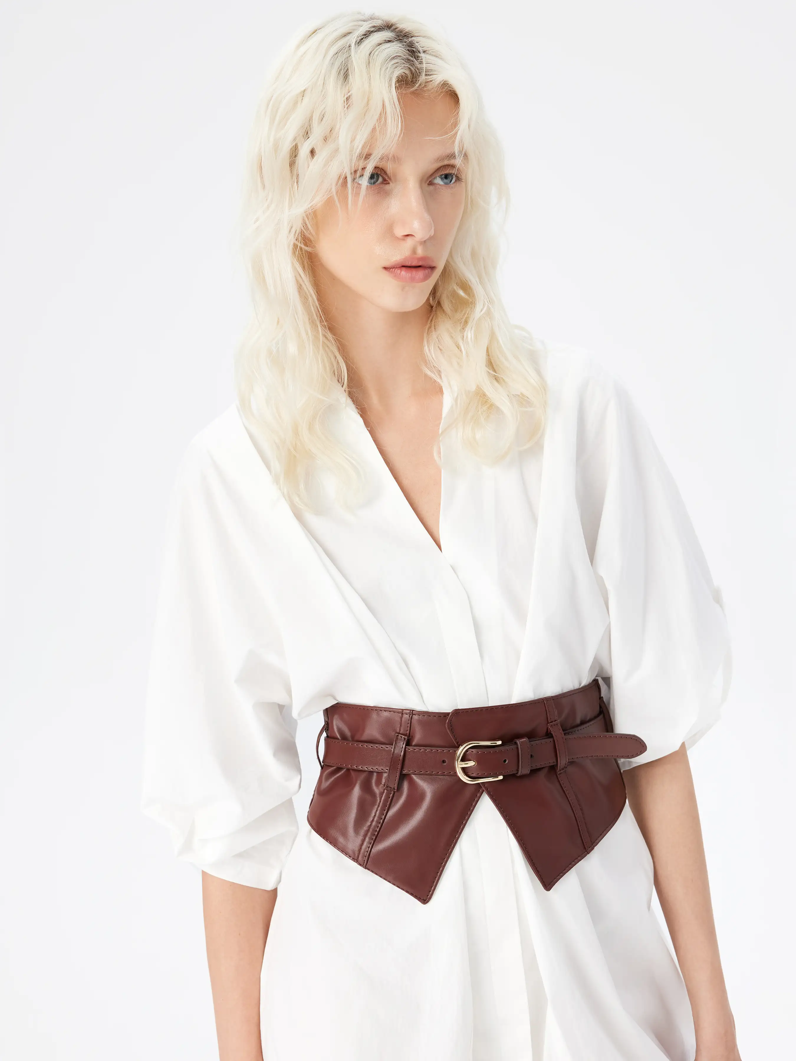SQUARE BUCKLE CORSET BELT