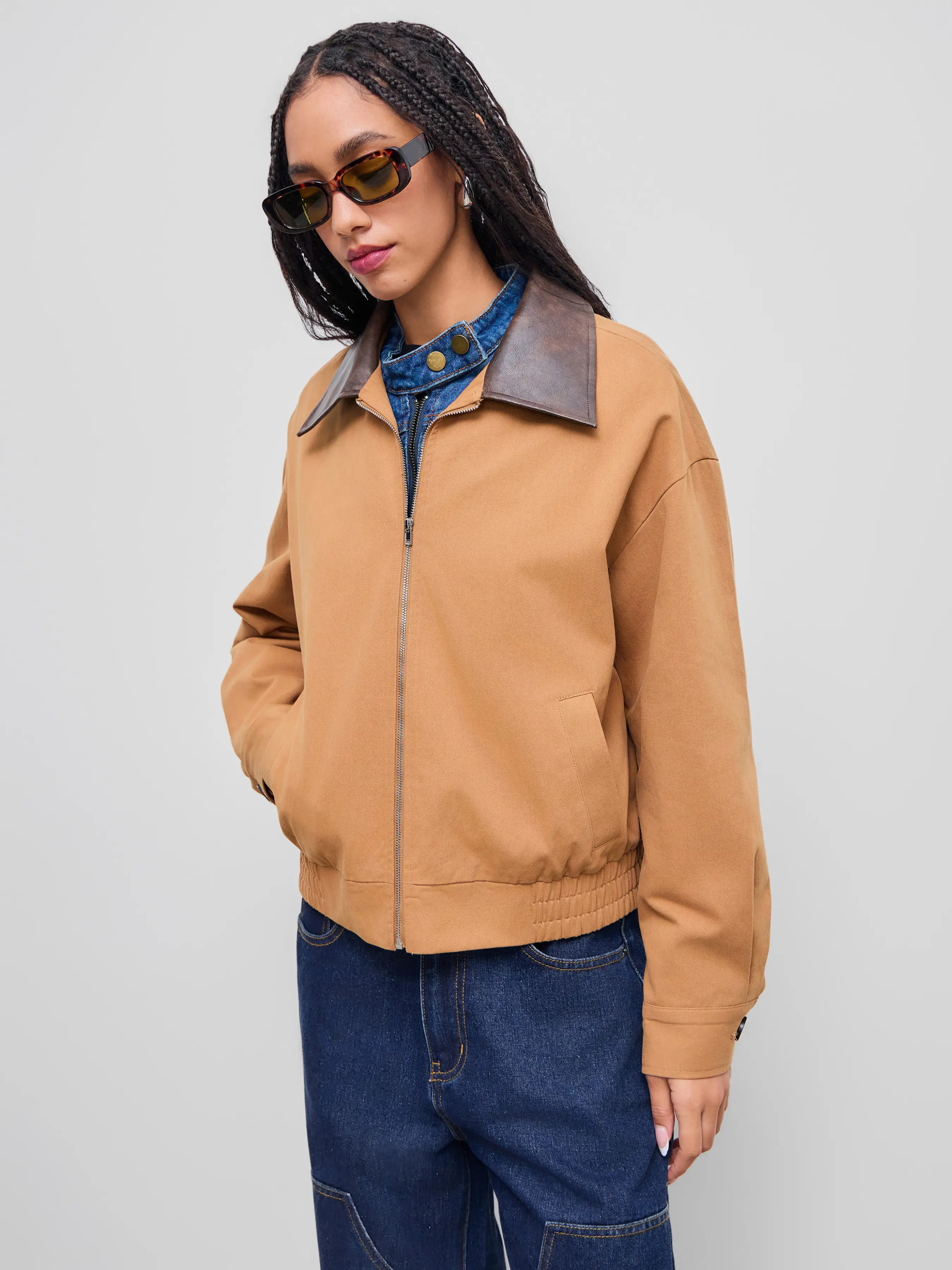 100% Cotton Collar Oversized Barn Jacket