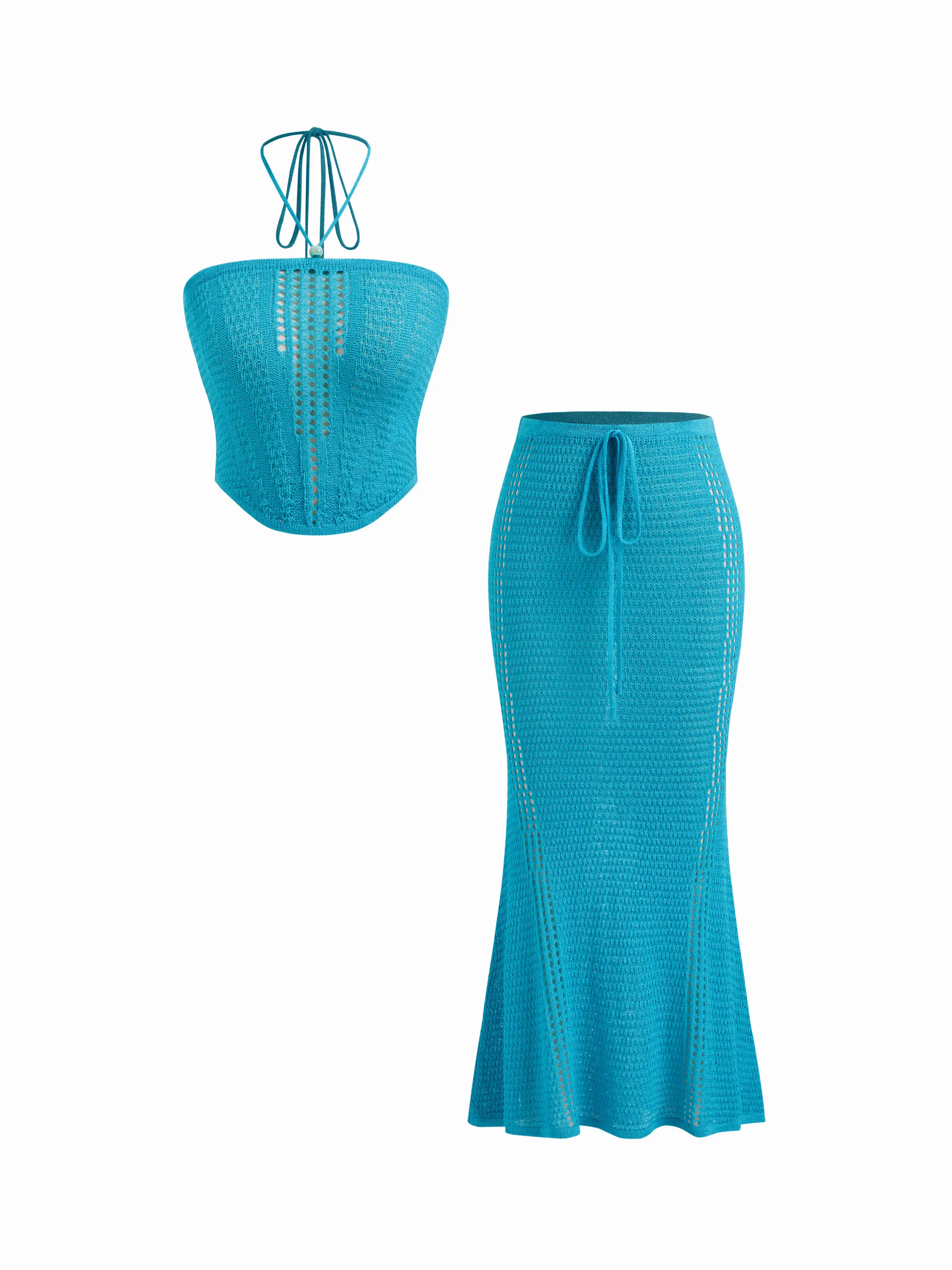 13014-knitted-halter-neckline-beaded-bandeau-top-mid-rise-mermaid-maxi-skirt-set-1.webp