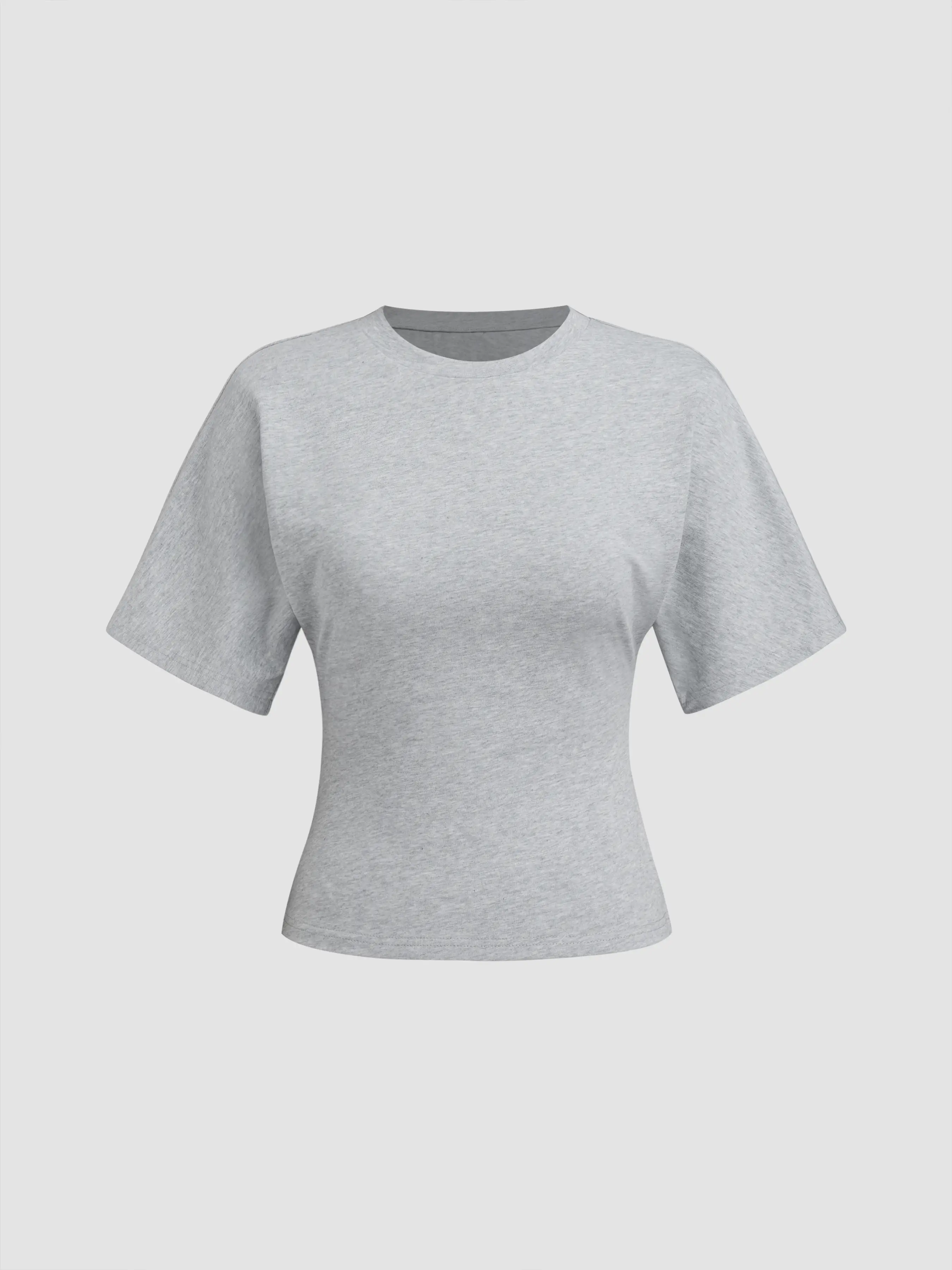 100% Cotton Round Neckline Tee