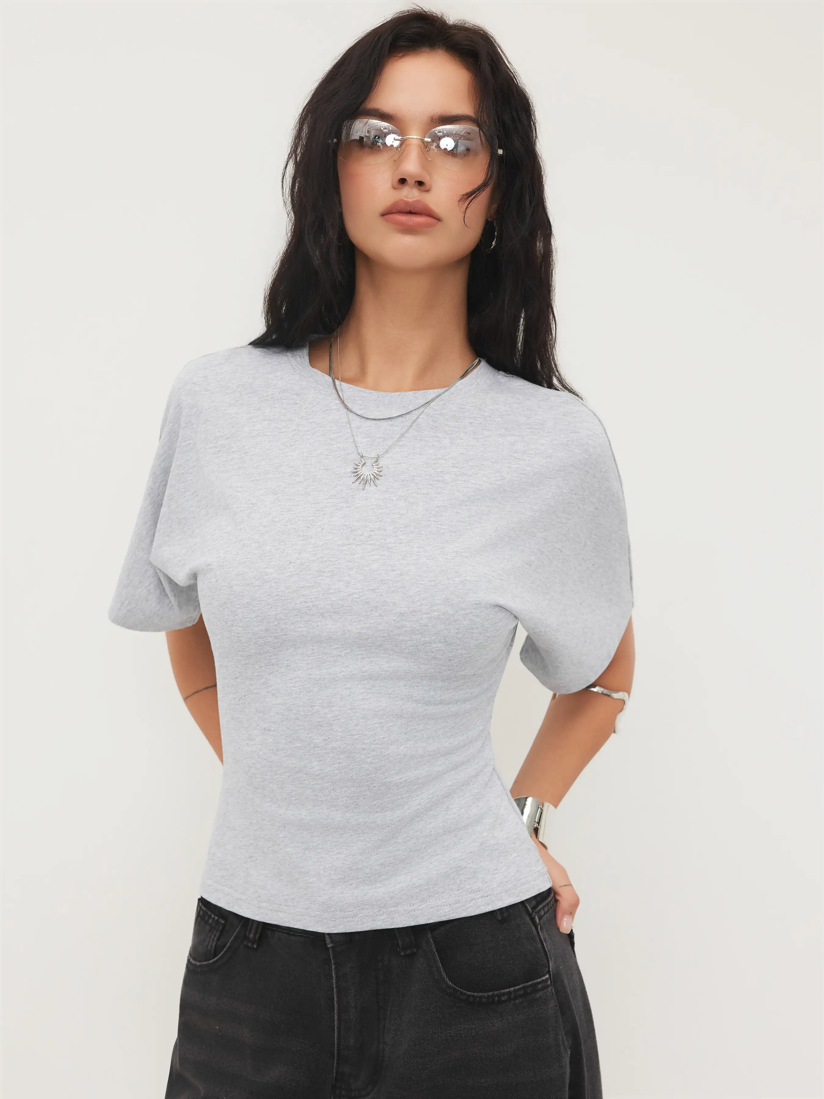 100% Cotton Round Neckline Tee