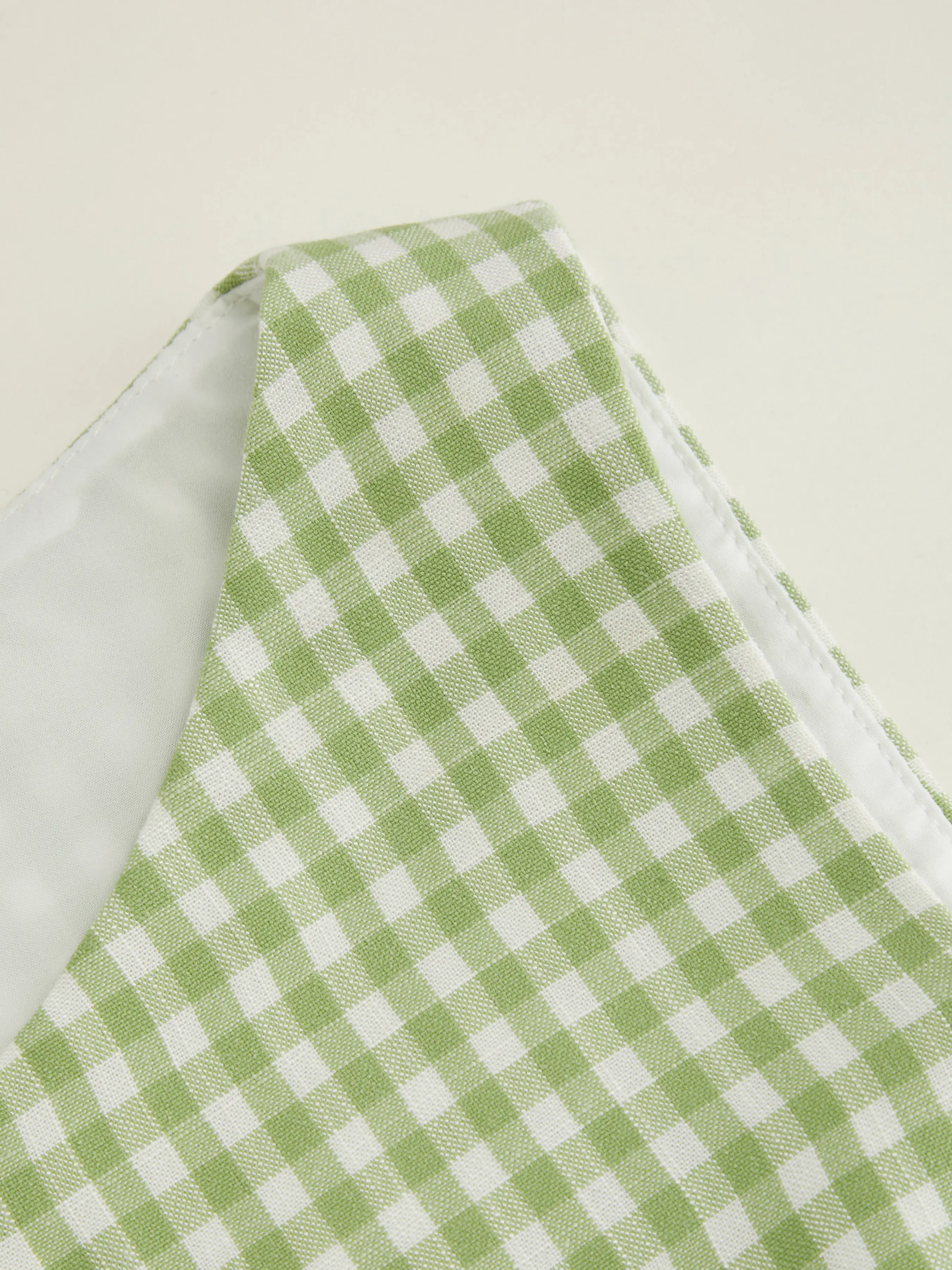 Boat Neck Gingham Button Up Tank Top & Mid Rise Pleated Mini Skirt Set