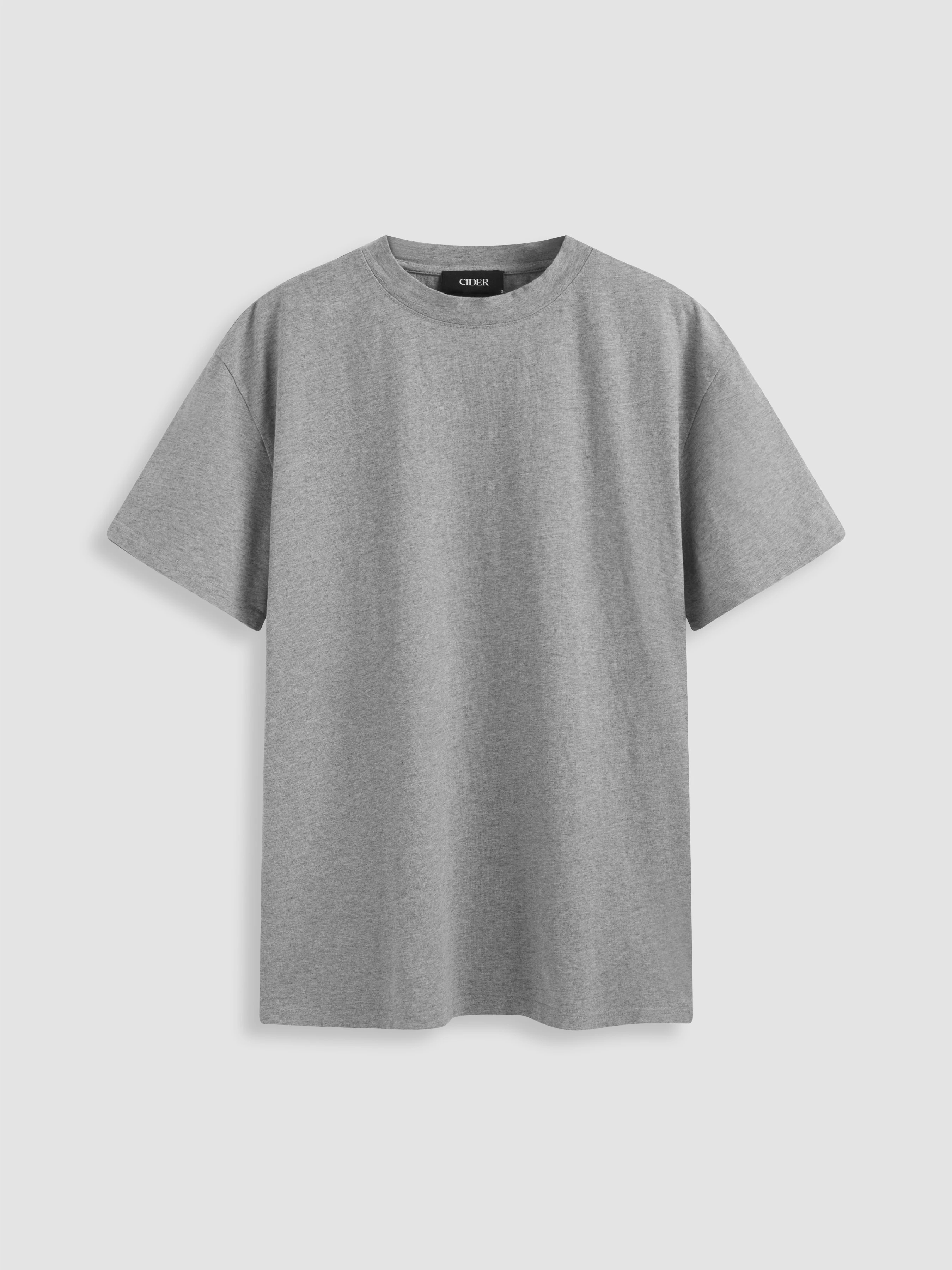 100% Cotton Round Neckline Oversized Tee