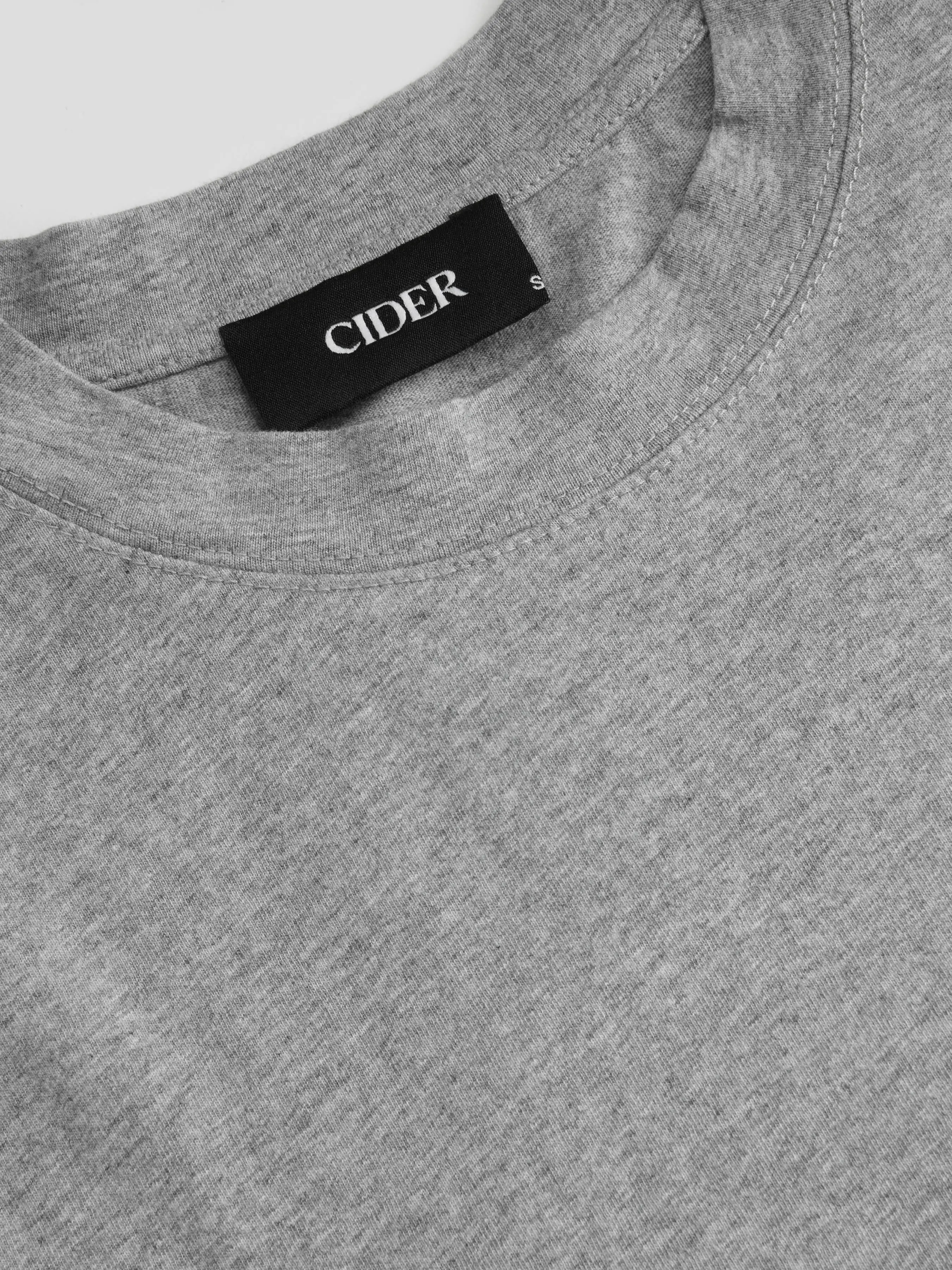 100% Cotton Round Neckline Oversized Tee
