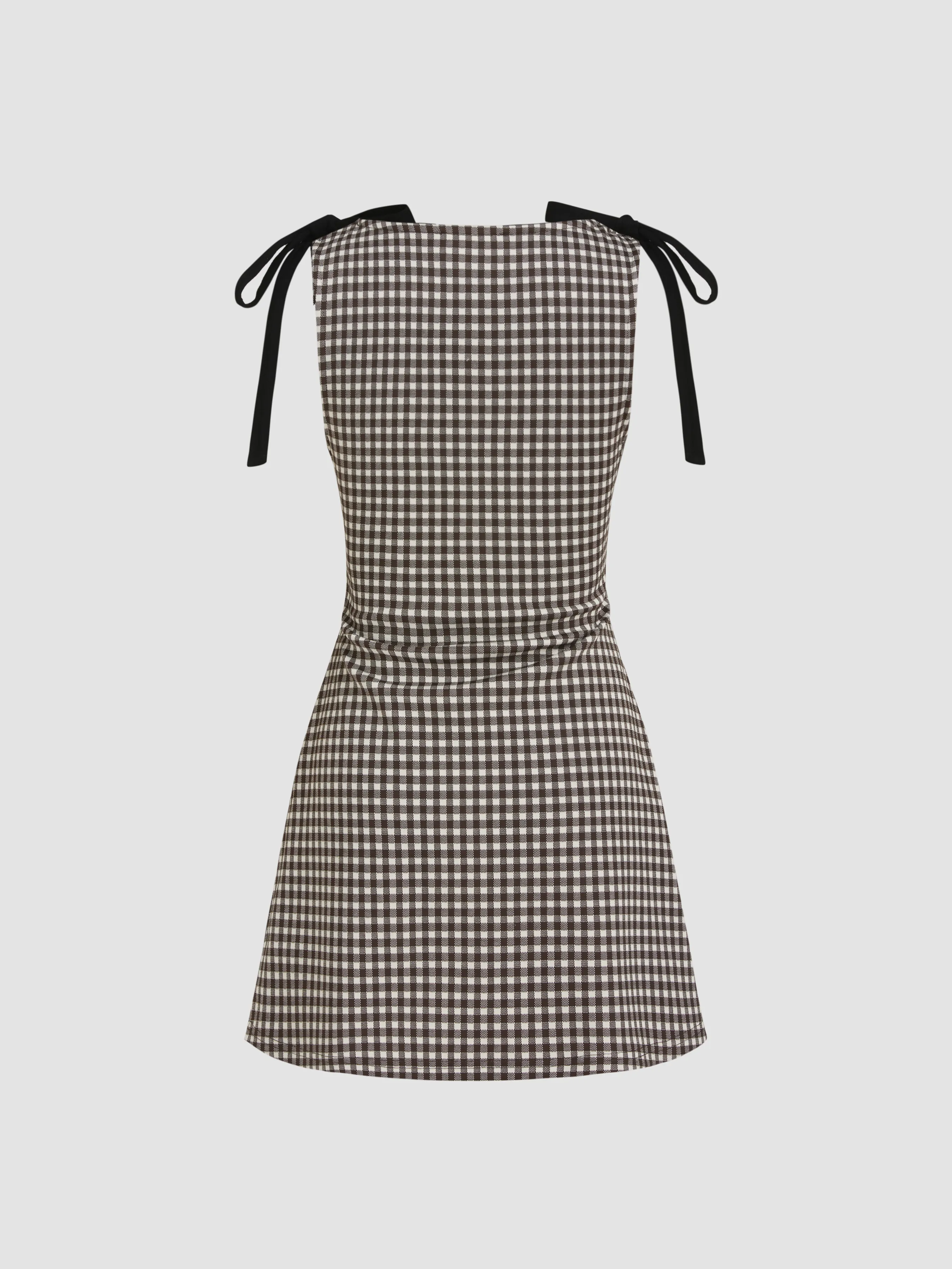 1511-round-neckline-gingham-bowknot-ruched-mini-dress-1.webp