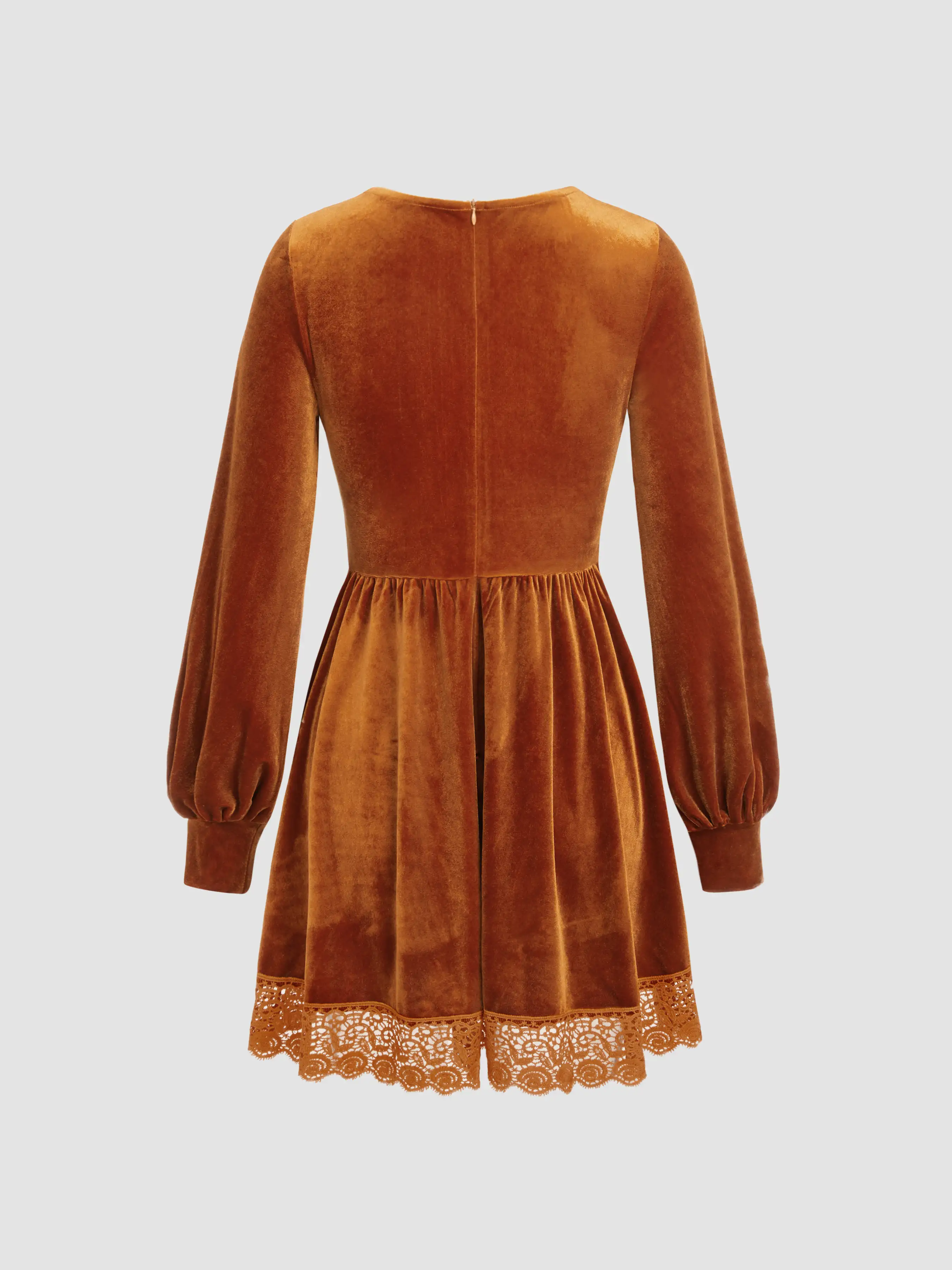 1537-velvet-v-neck-lace-mini-dress-1.webp
