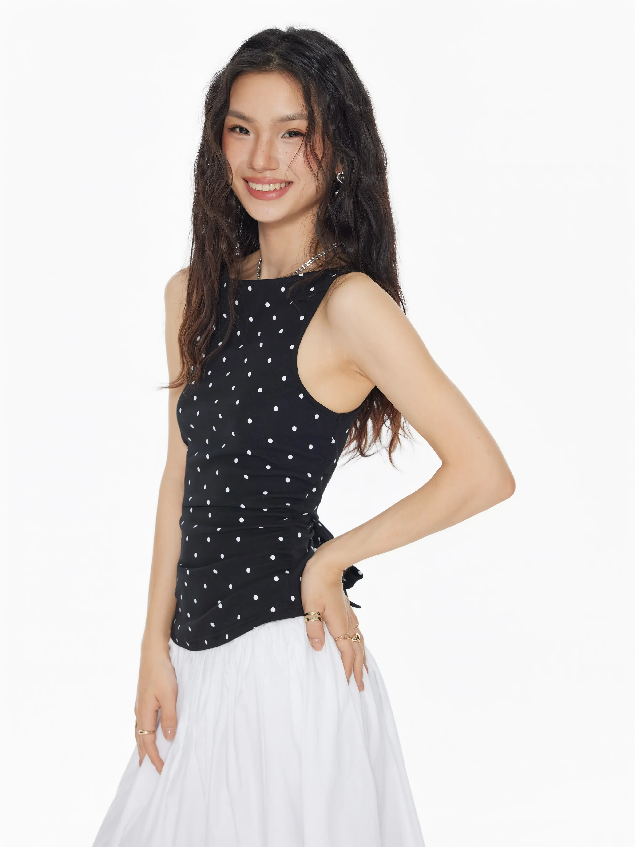 157-cotton-blend-boat-neck-knotted-polka-dot-ruched-tank-top-1.webp