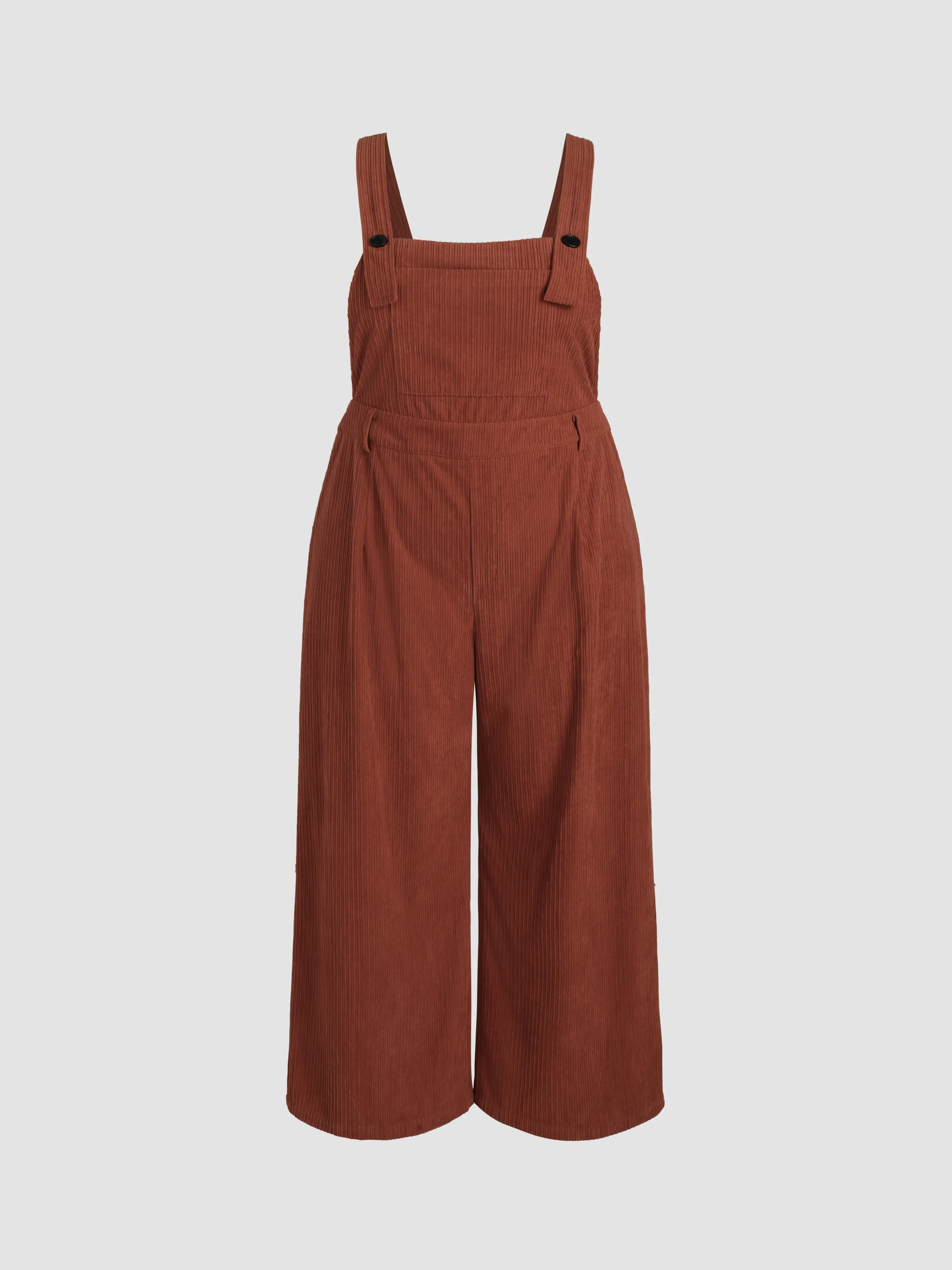 Corduroy Pocket Jumpsuit Curve & Plus