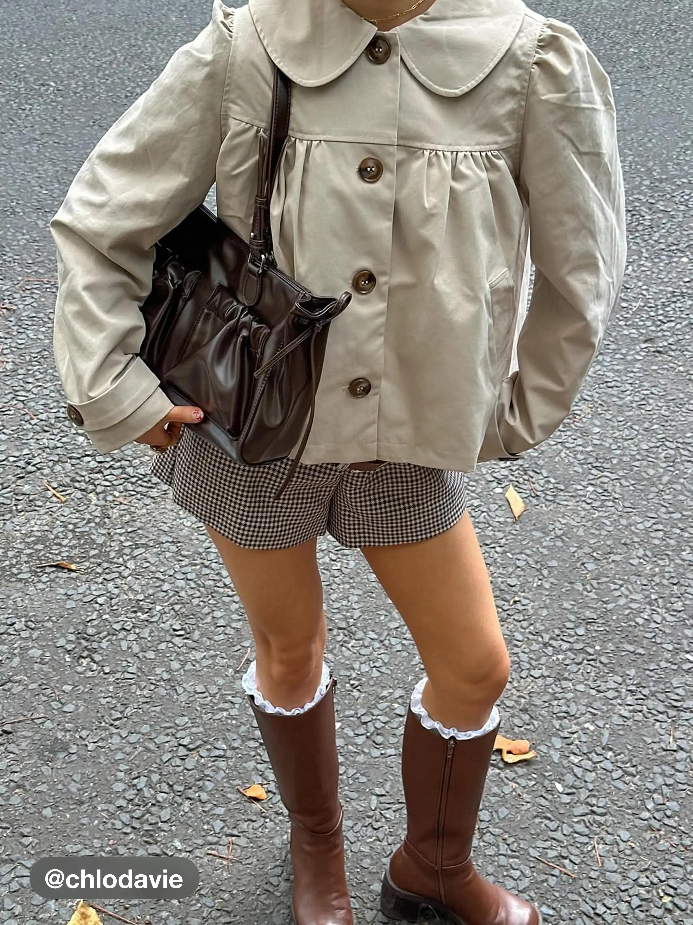 Peter Pan Collar Ruched Oversized Jacket