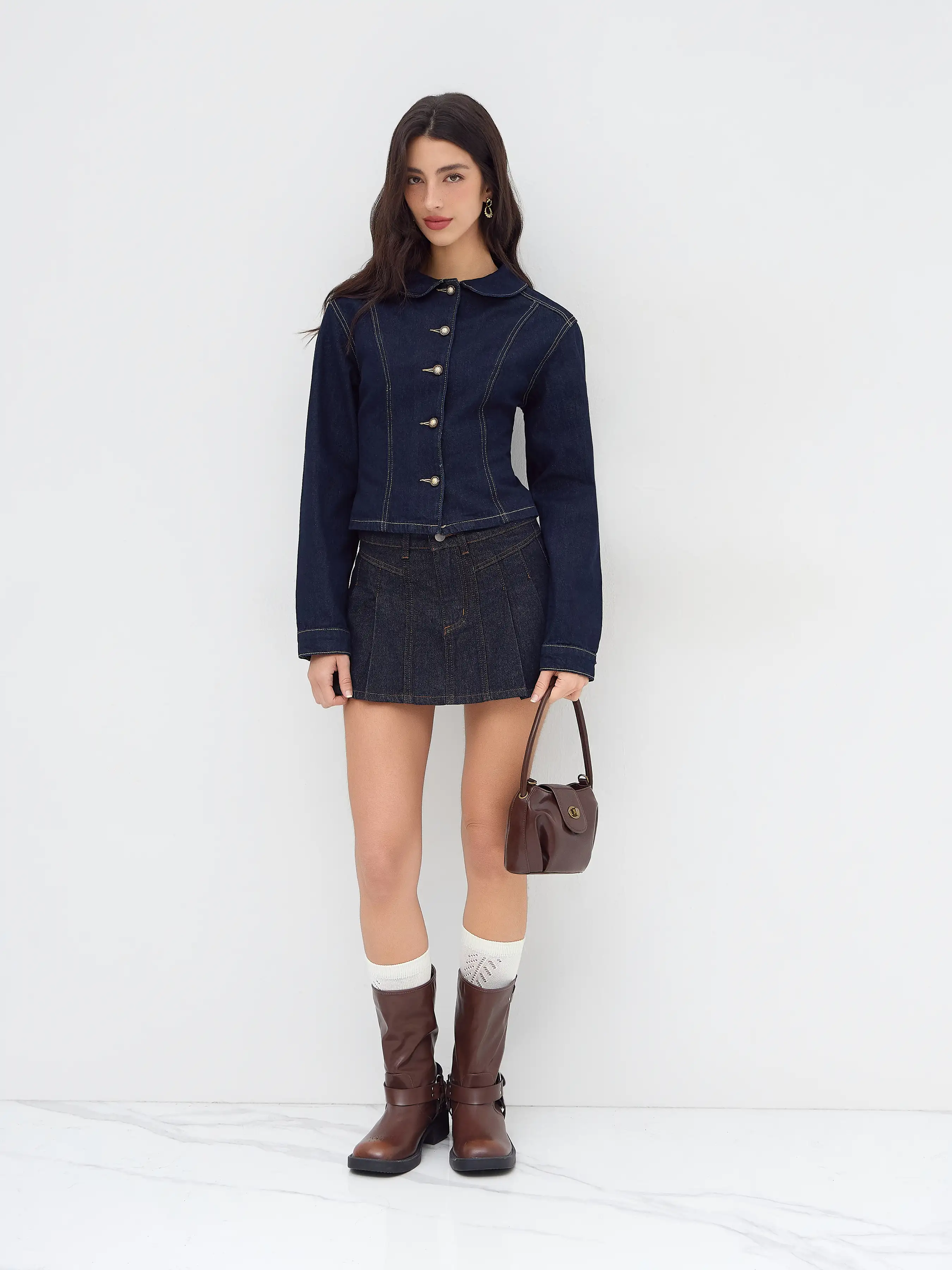 Denim Collar Cinched Waist Jacket 1 2137-denim-collar-cinched-waist-jacket-1.webp
