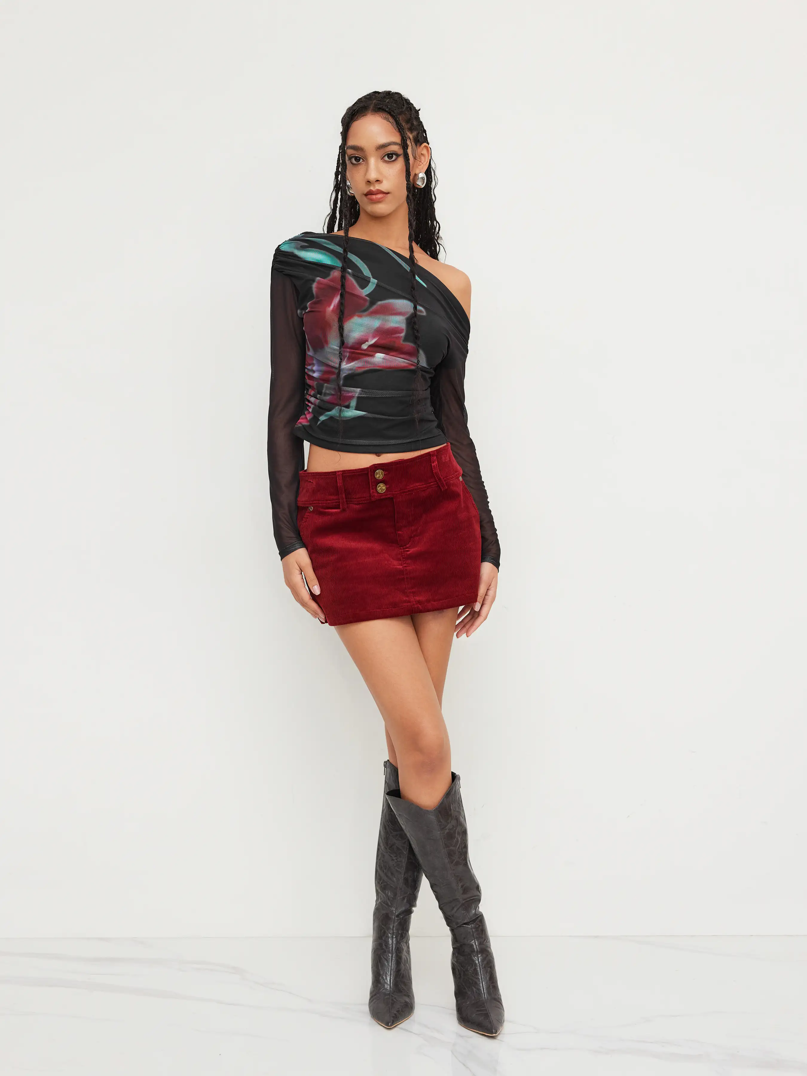 2556-asymmetrical-neck-floral-ruched-long-sleeve-top-1.webp