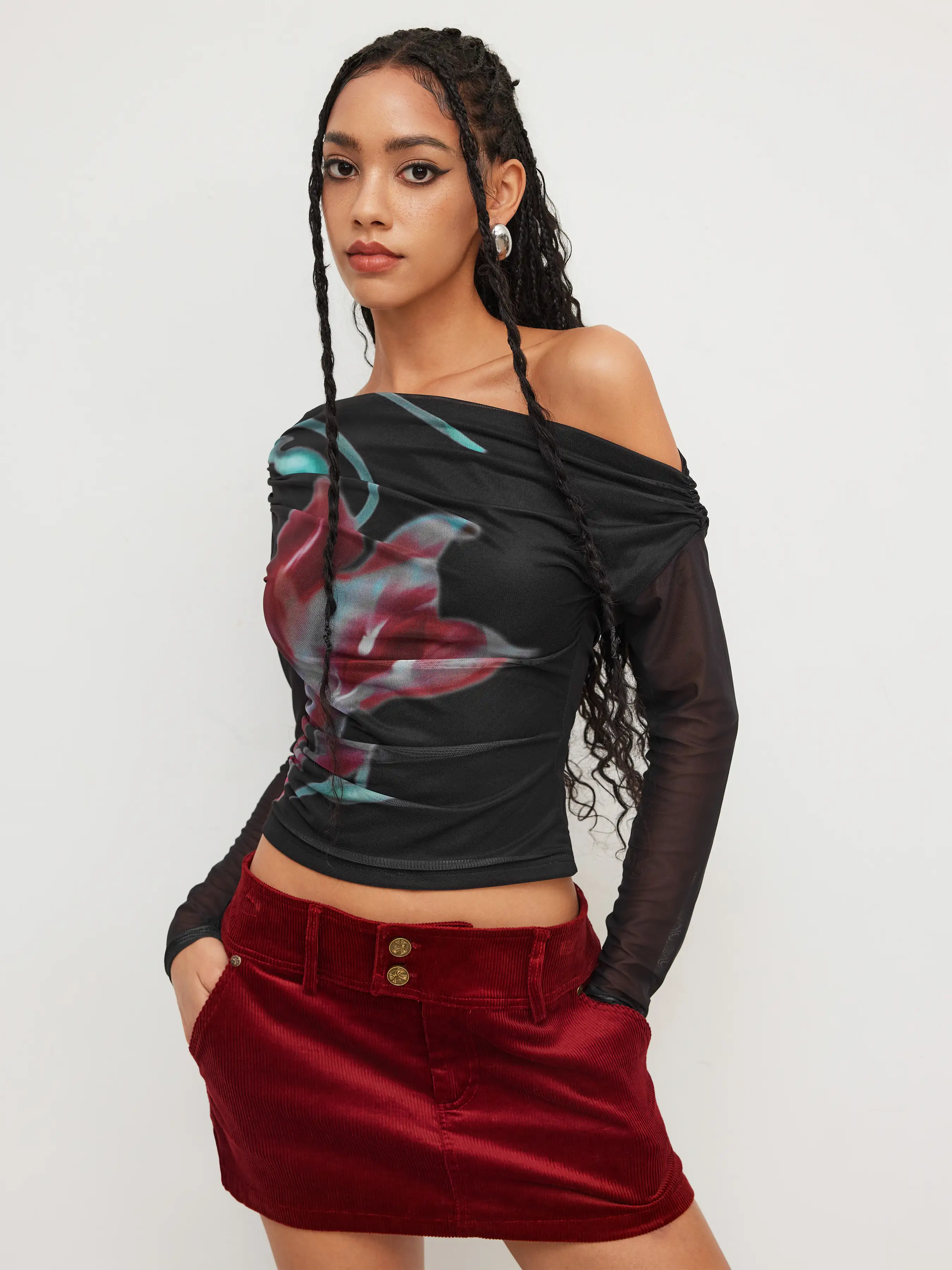 2556-asymmetrical-neck-floral-ruched-long-sleeve-top-1.webp