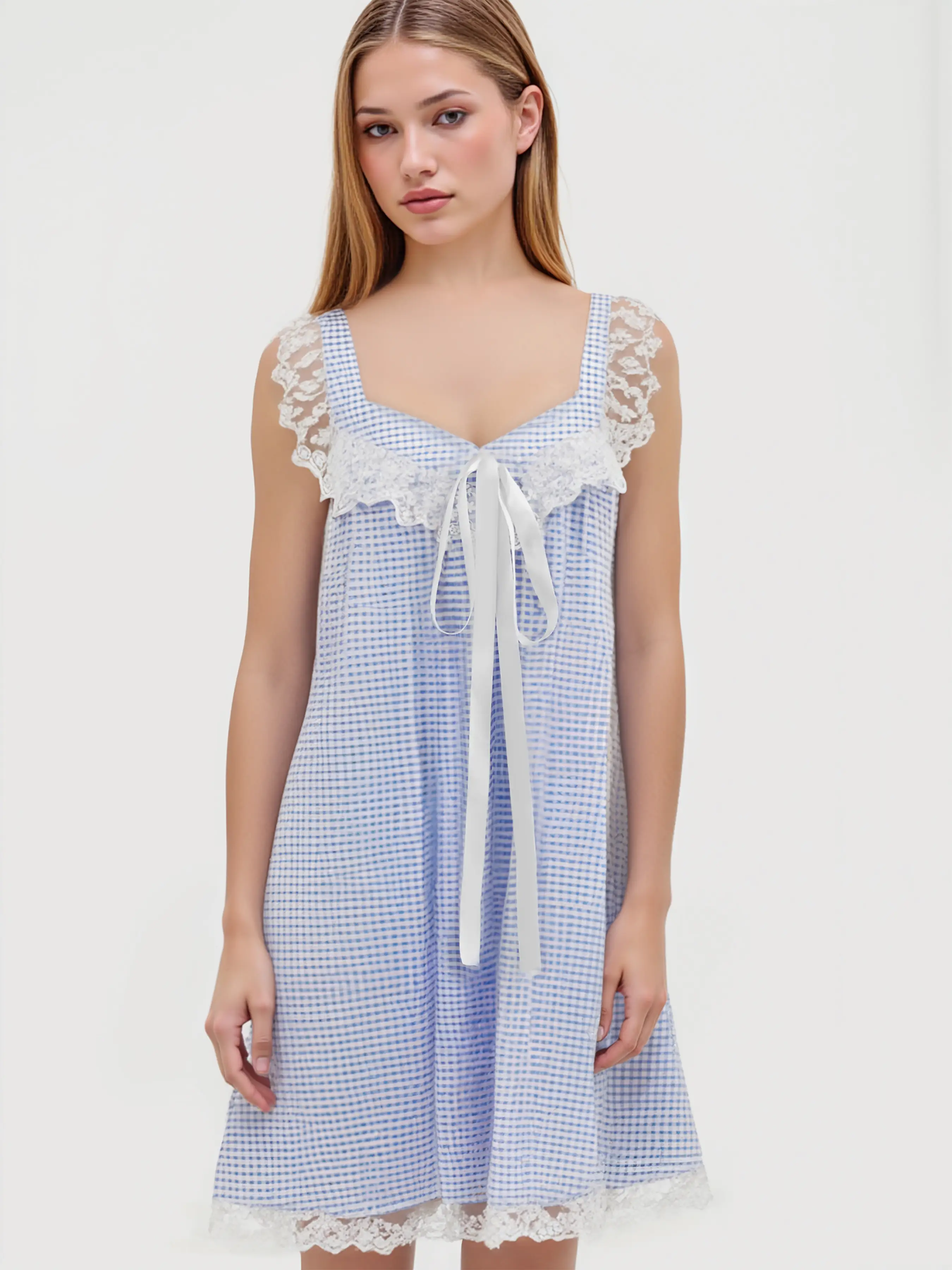 2622-sweetheart-gingham-lace-trim-babydoll-knotted-mini-dress-1.webp
