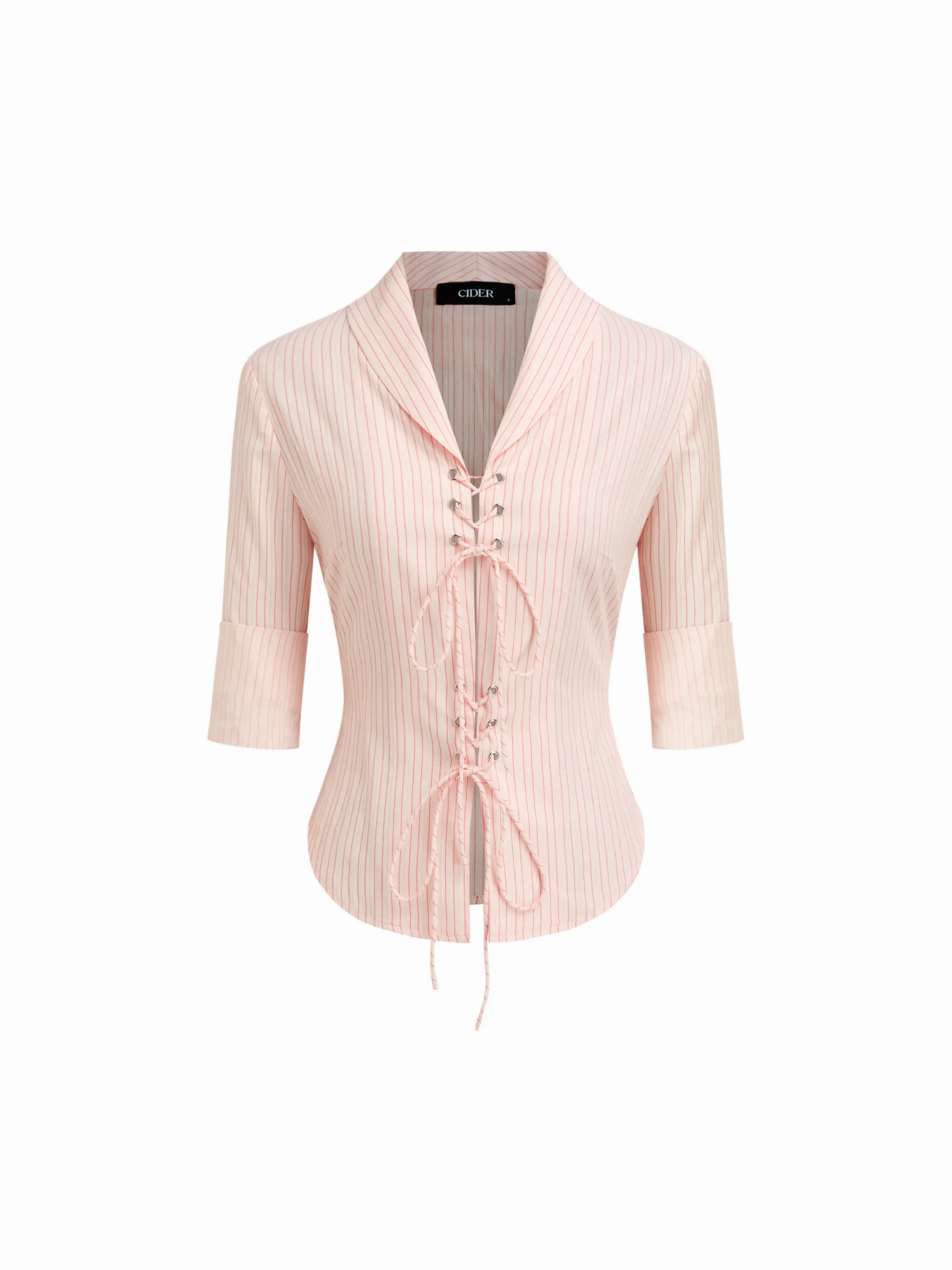 2766-cotton-blend-collar-stripe-lace-up-tie-front-long-sleeve-shirt-1.webp
