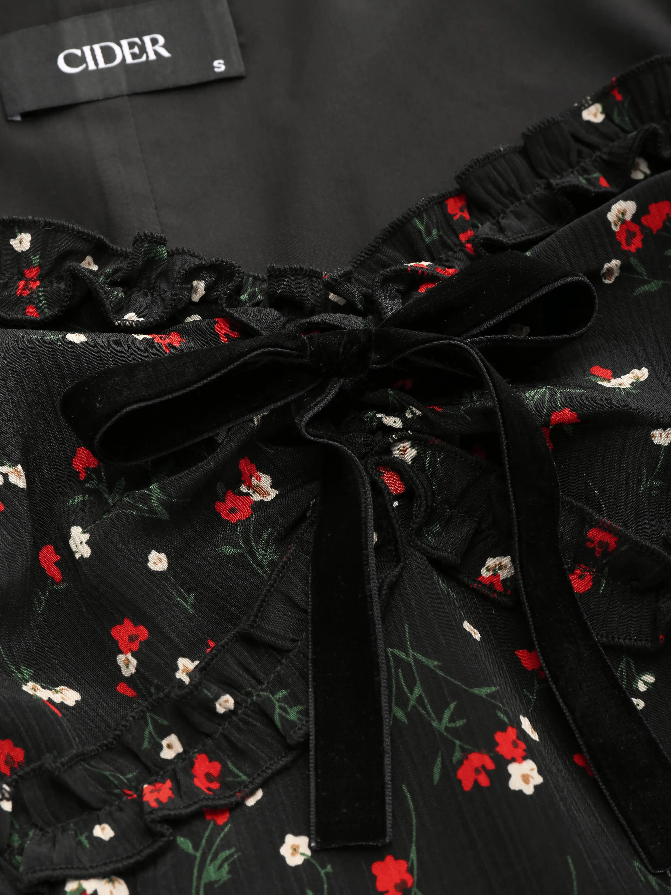 3017-square-neck-floral-bowknot-puff-sleeve-midi-dress-1.webp
