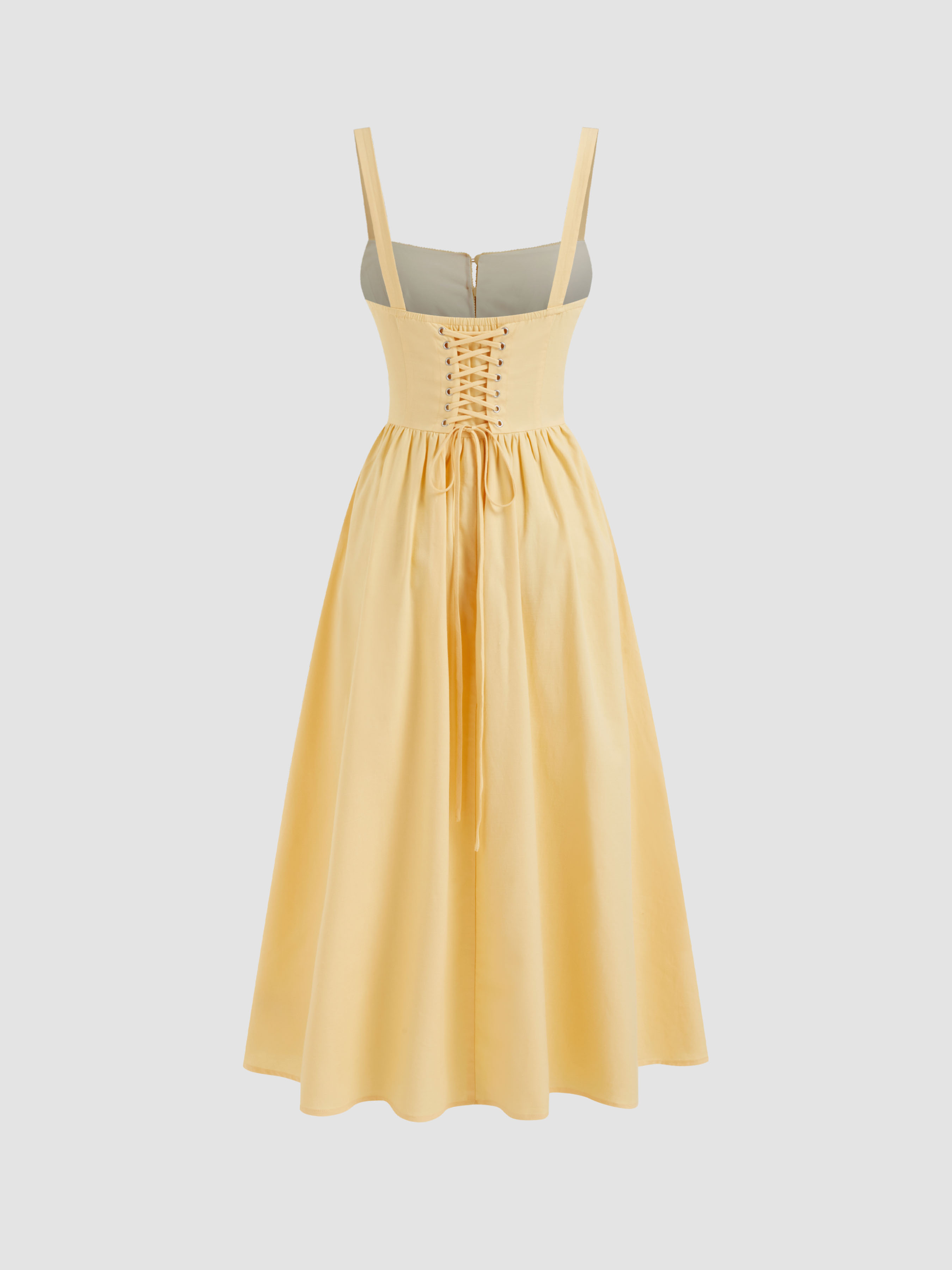 3437-cotton-blend-square-neck-lace-up-ruffle-maxi-dress-1.webp