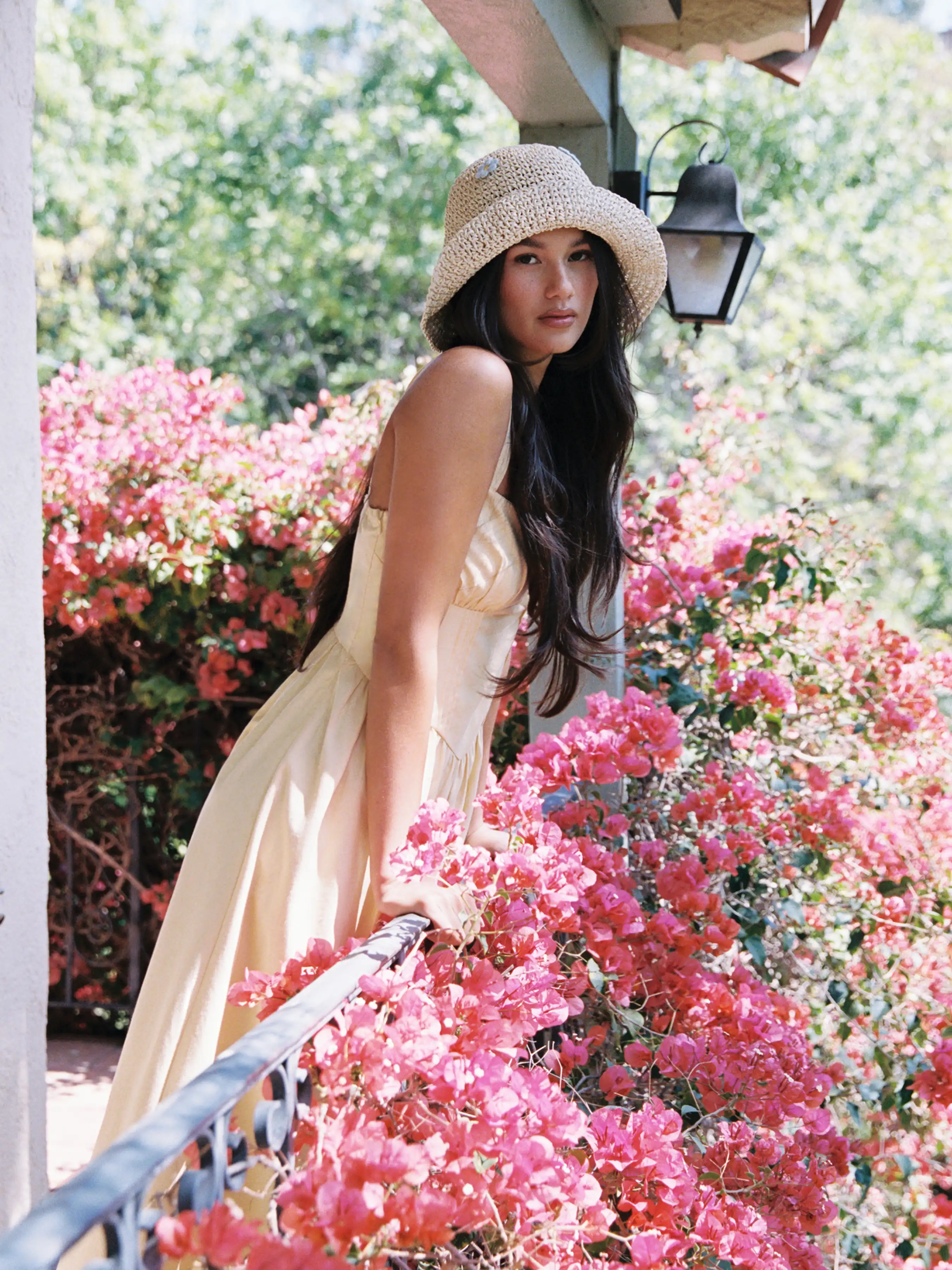 3437-cotton-blend-square-neck-lace-up-ruffle-maxi-dress-1.webp