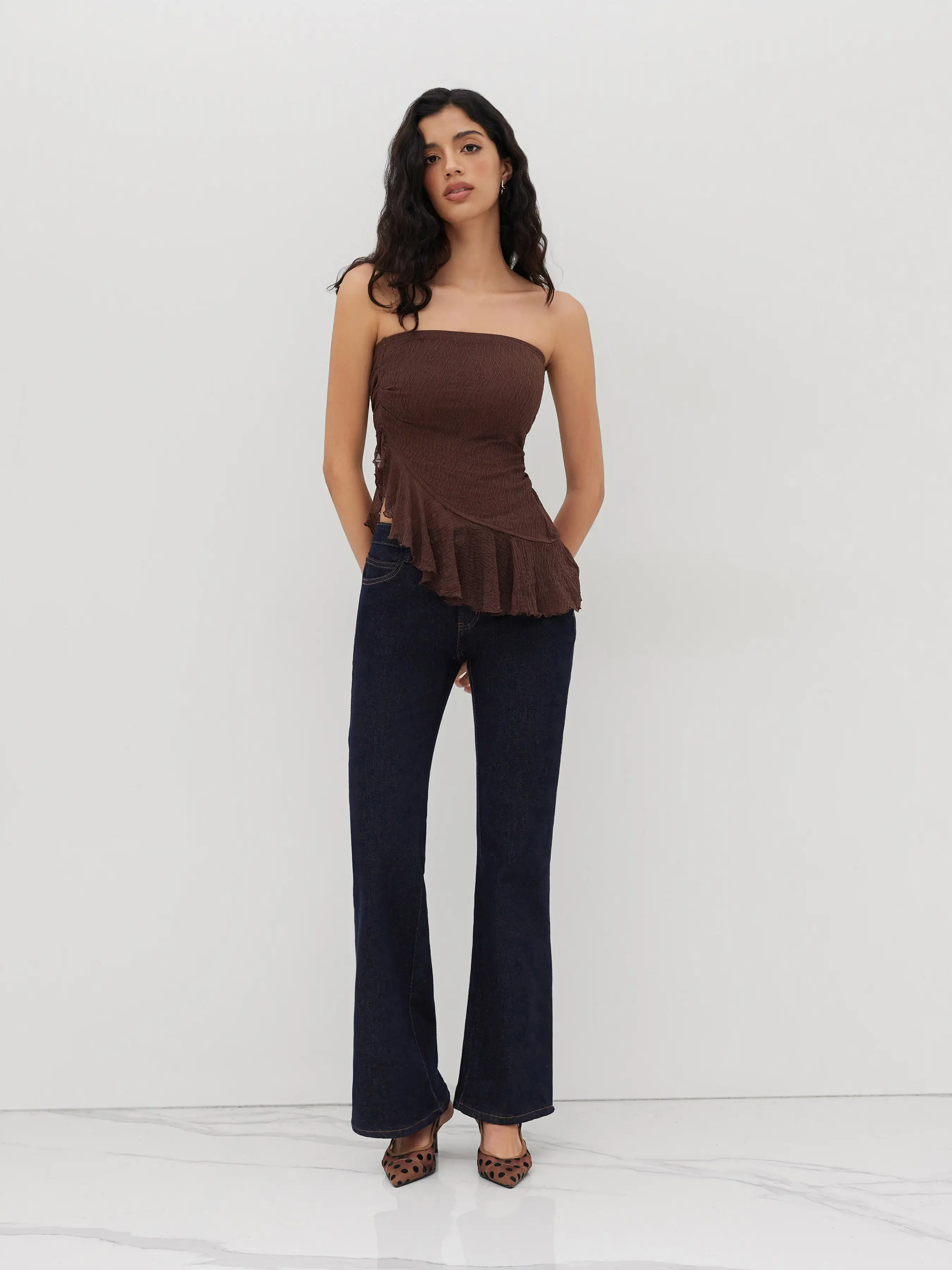 3463-mesh-texture-drawstring-ruffle-bandeau-top-1.webp