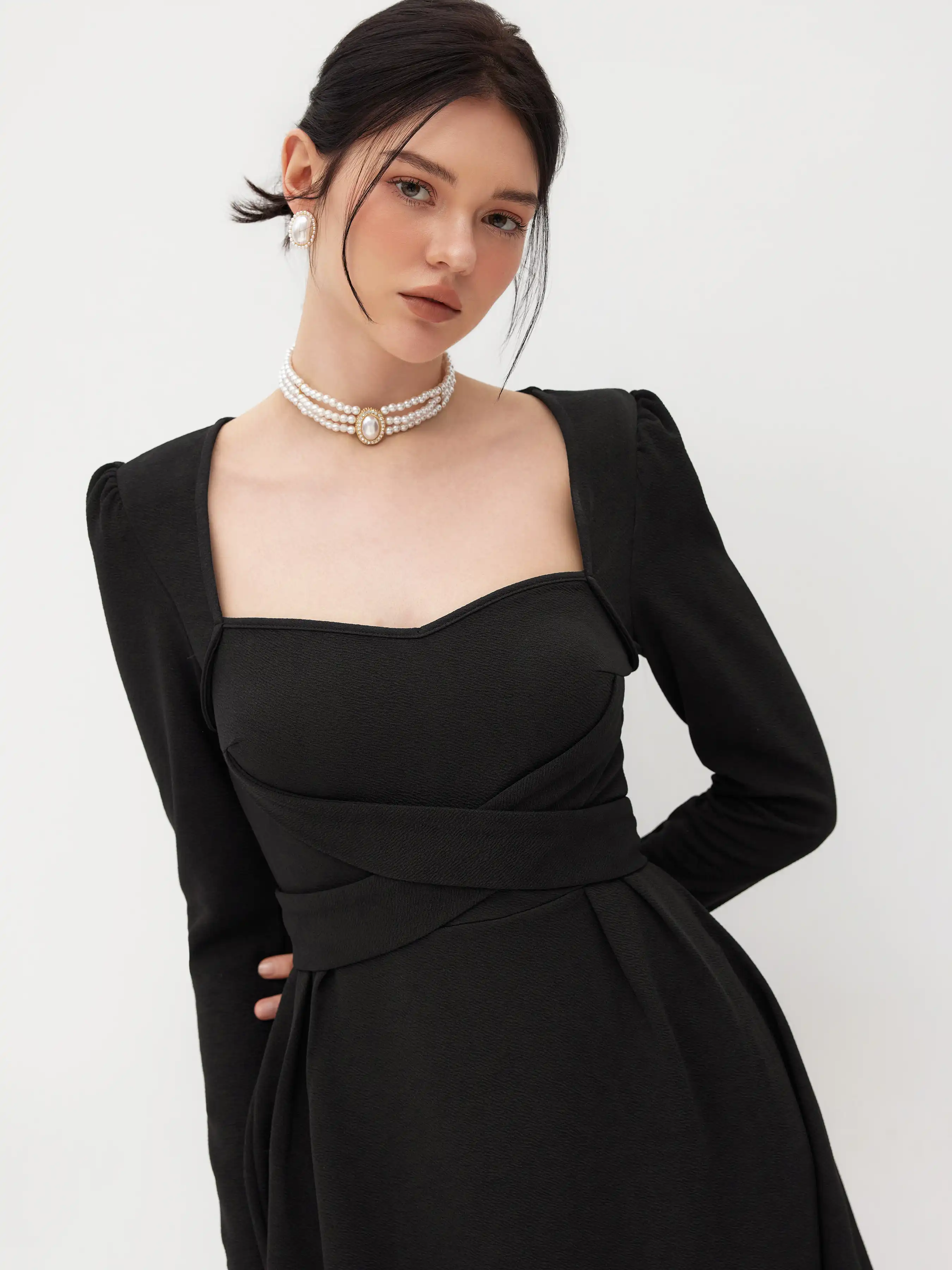 3834-square-neck-tie-back-ruffle-mini-dress-1.webp