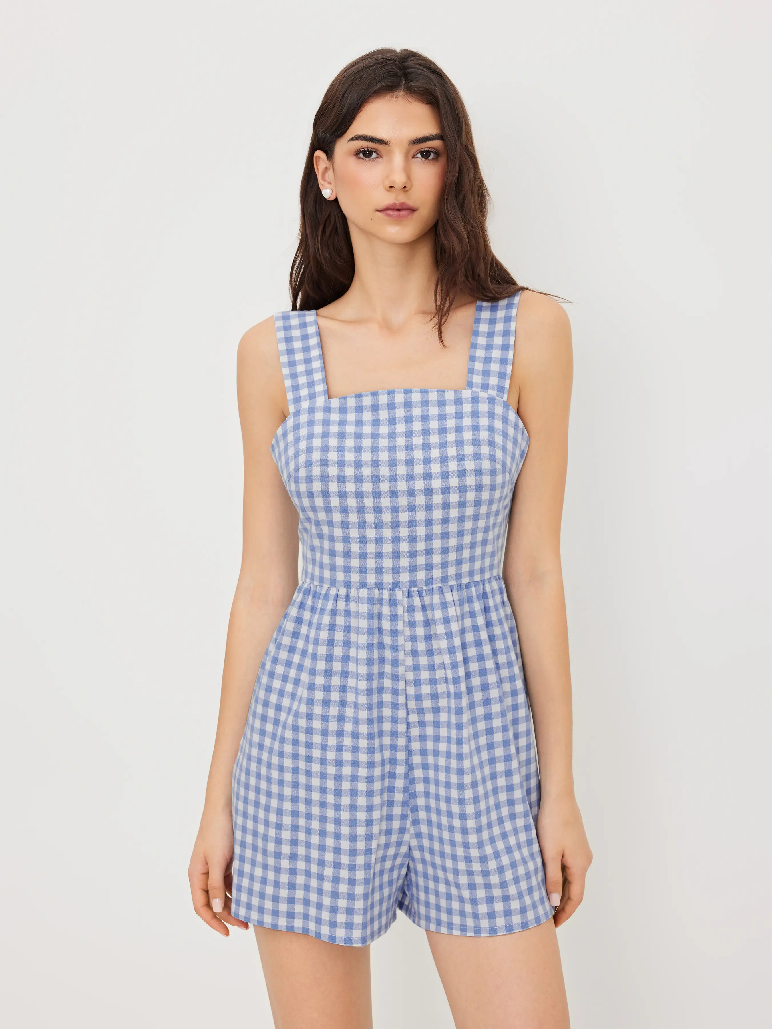 4363-100-cotton-square-neck-gingham-bowknot-romper-1.webp