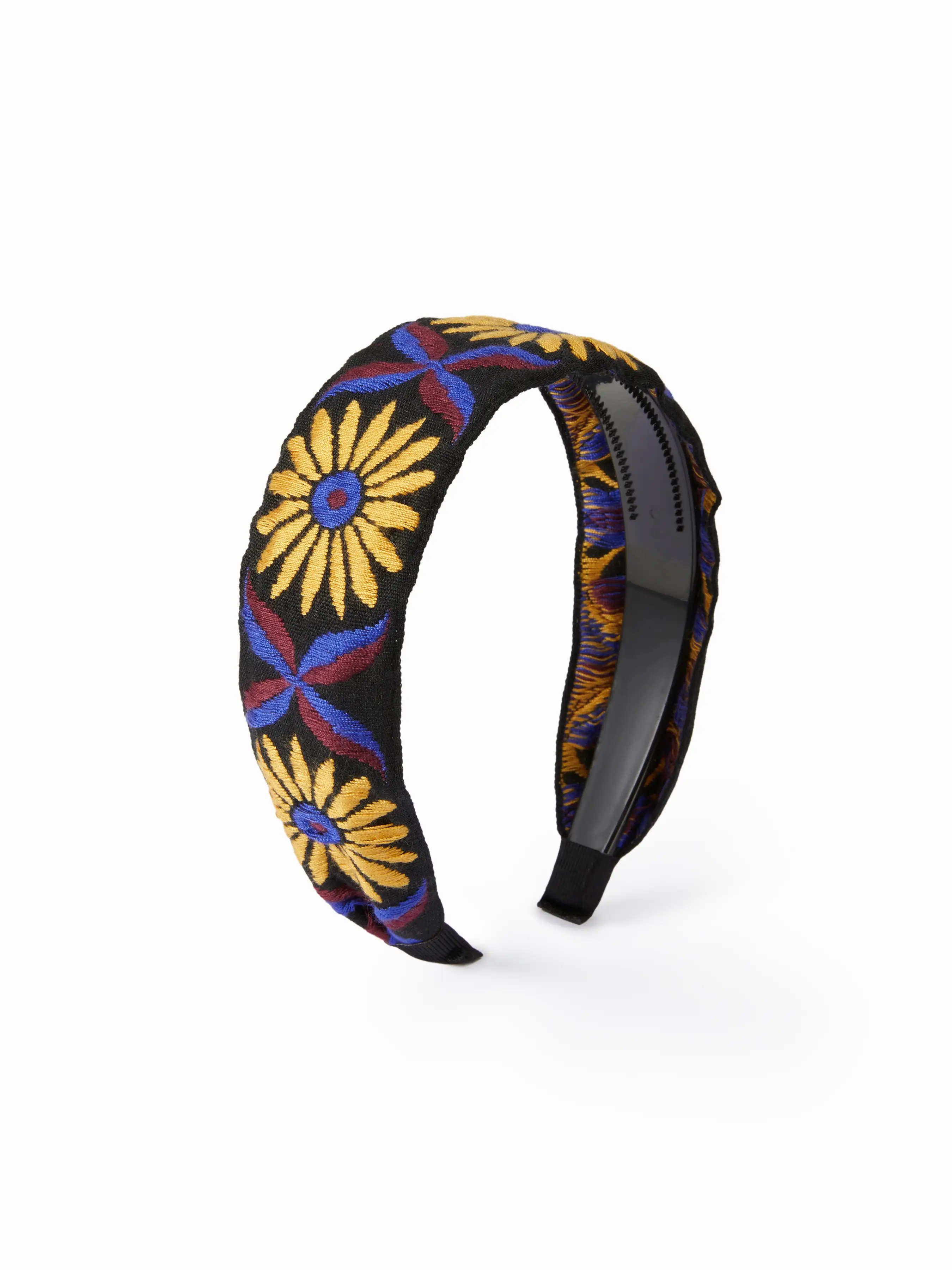 EMBROIDERED FLOWER HEADBAND
