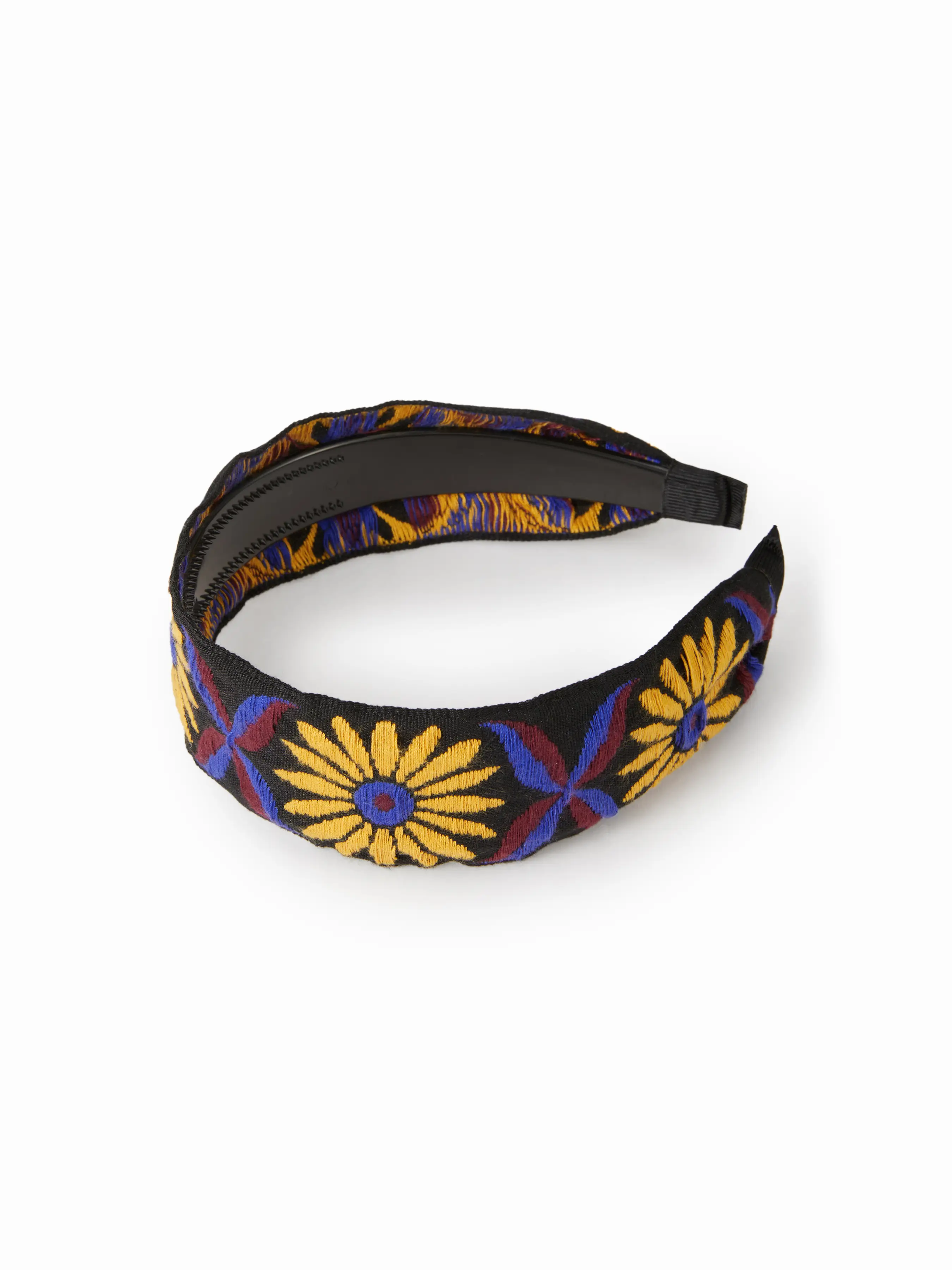 EMBROIDERED FLOWER HEADBAND