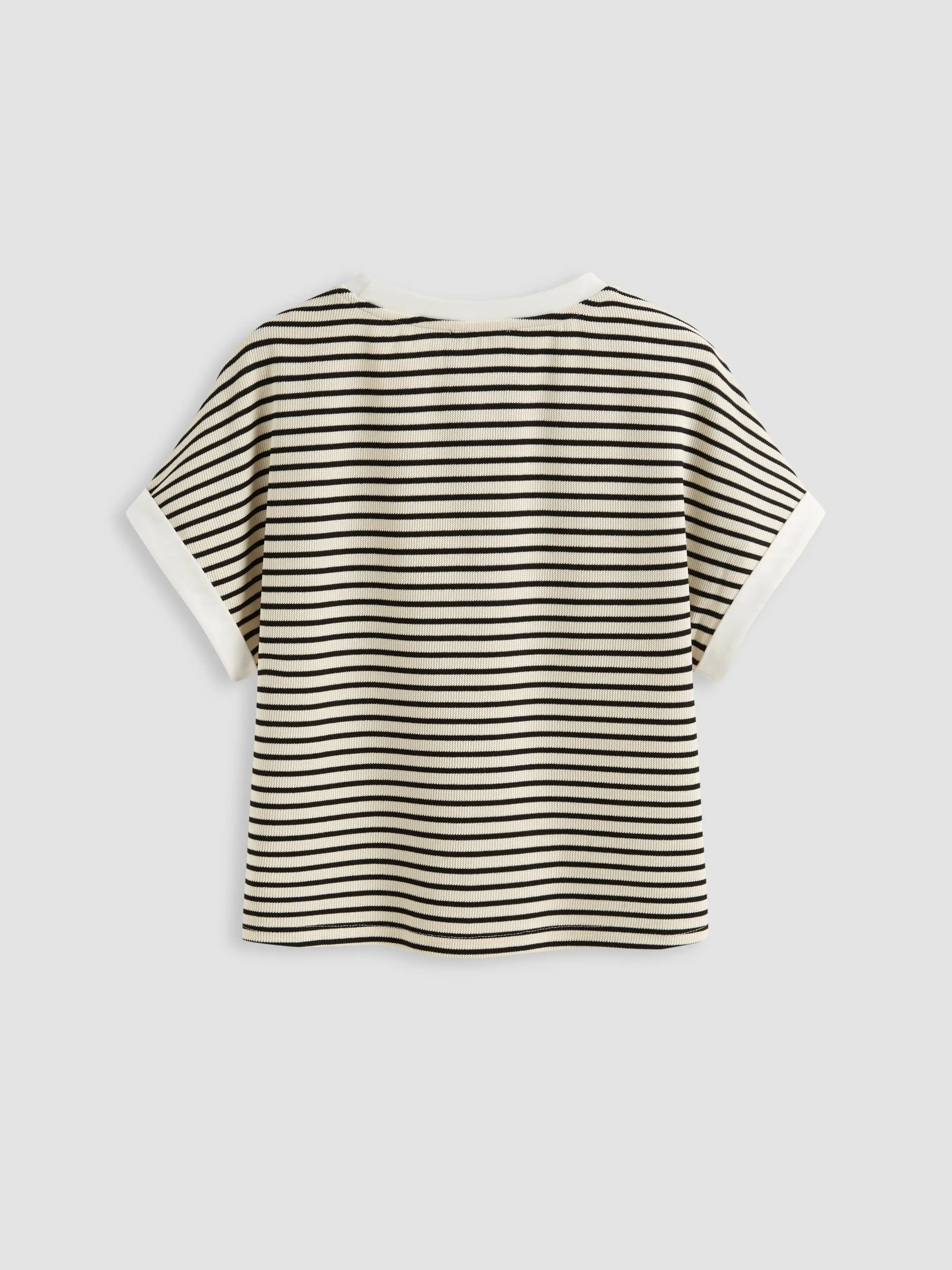 5390-cotton-blend-stripe-contrasting-binding-tee-elastic-waist-shorts-set-1.webp