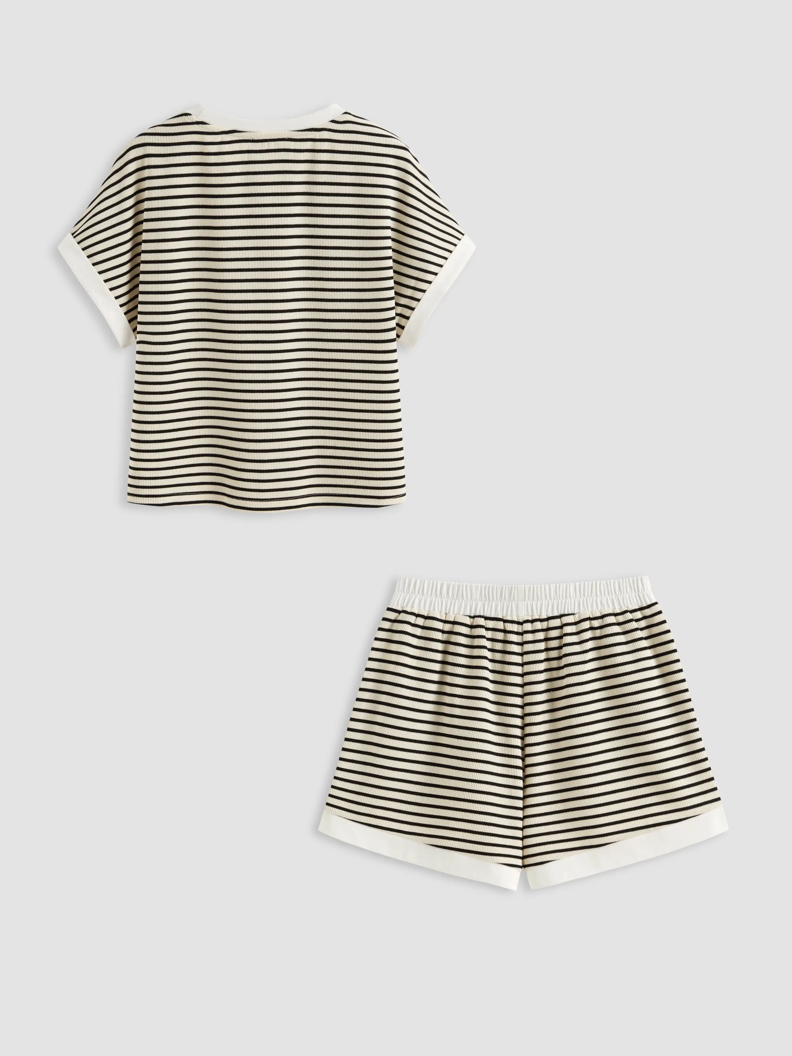 5390-cotton-blend-stripe-contrasting-binding-tee-elastic-waist-shorts-set-1.webp