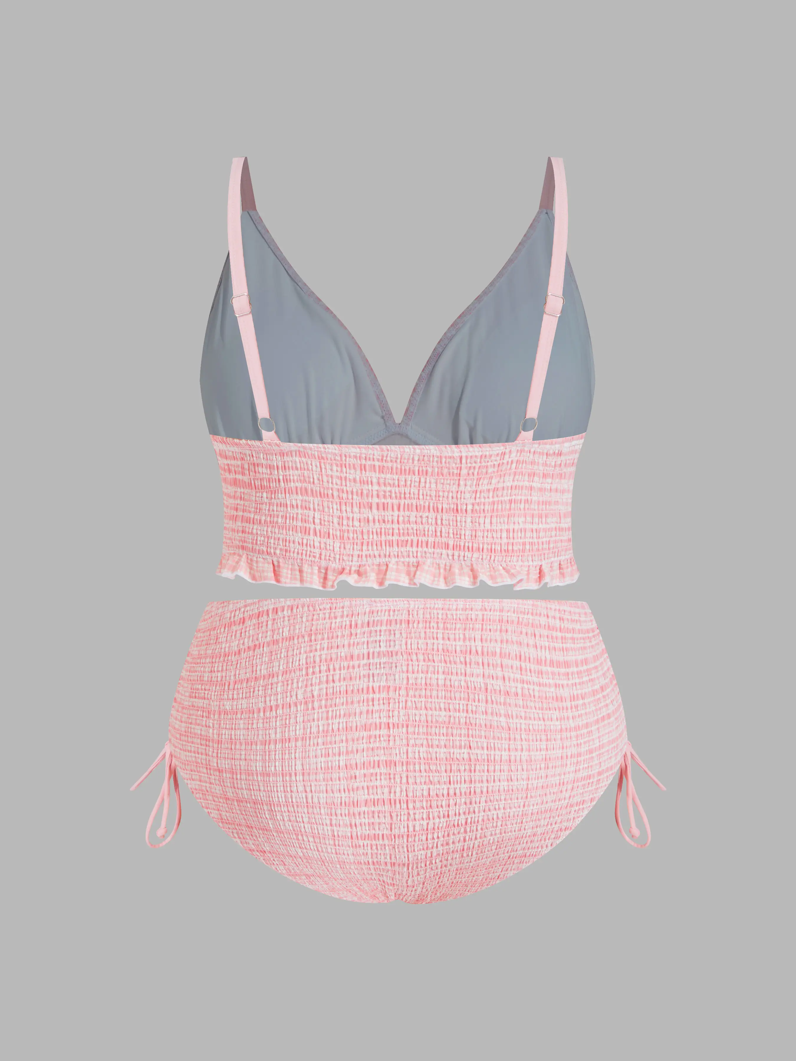 5416-v-neck-tartan-shirred-triangle-drawstring-bikini-set-curve-plus-1.webp
