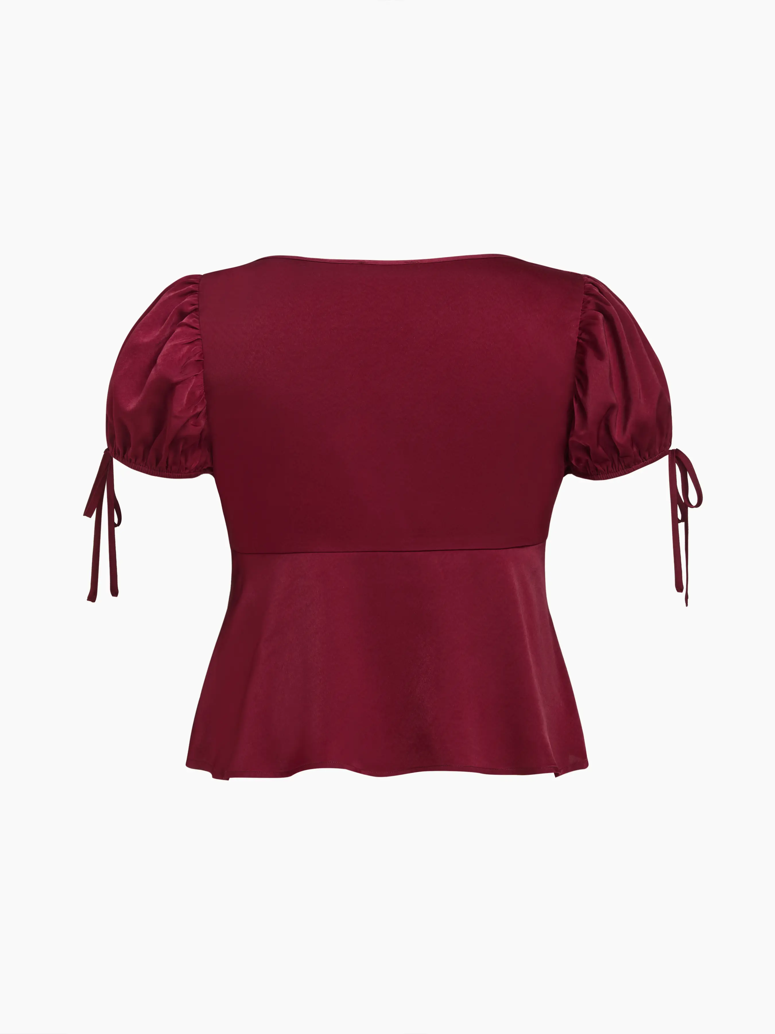 5456-satin-v-neck-knotted-lace-trim-puff-sleeve-top-1.webp