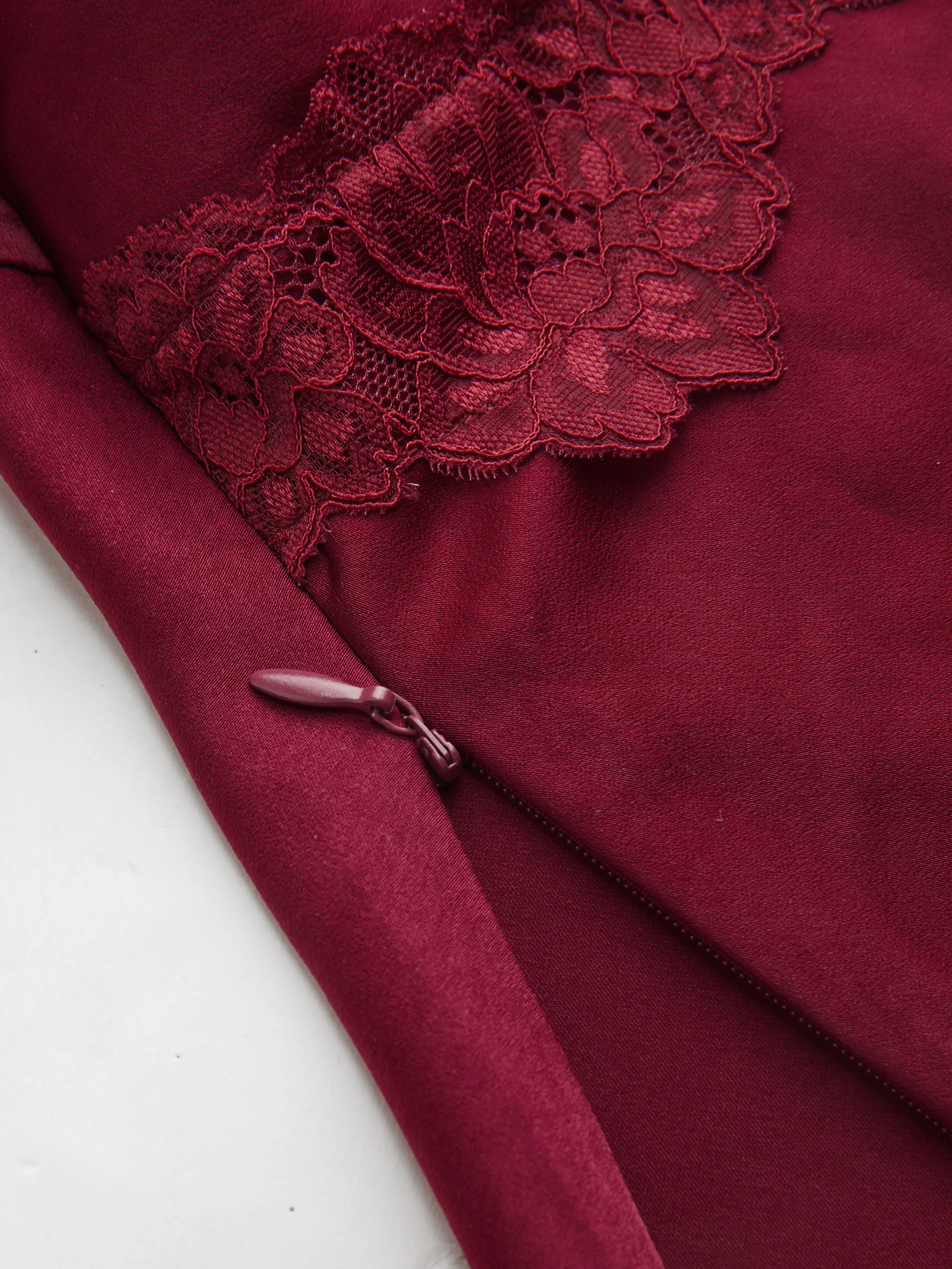 5456-satin-v-neck-knotted-lace-trim-puff-sleeve-top-1.webp
