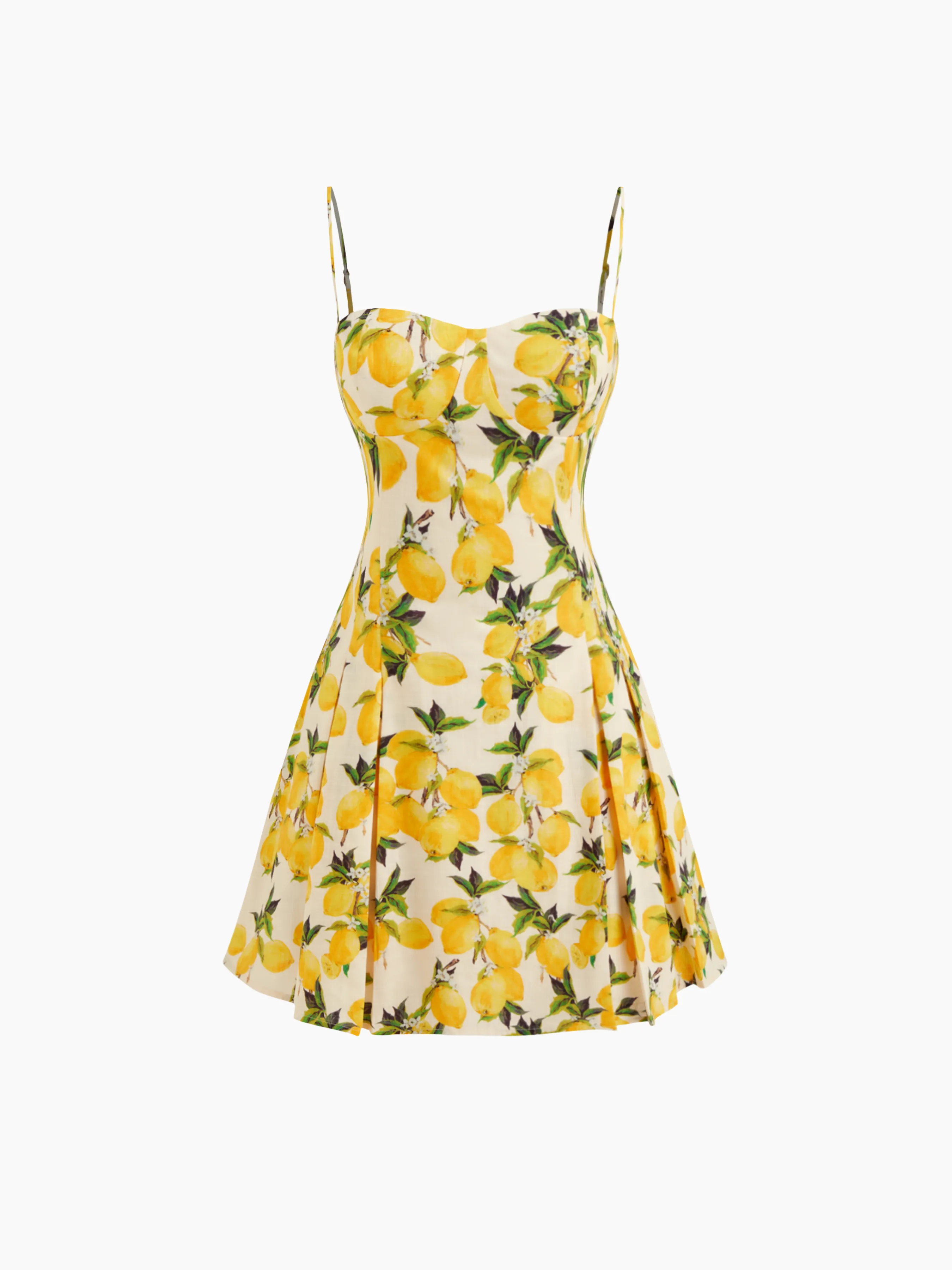 5495-cotton-sweetheart-neckline-lemon-lace-up-mini-dress-1.webp