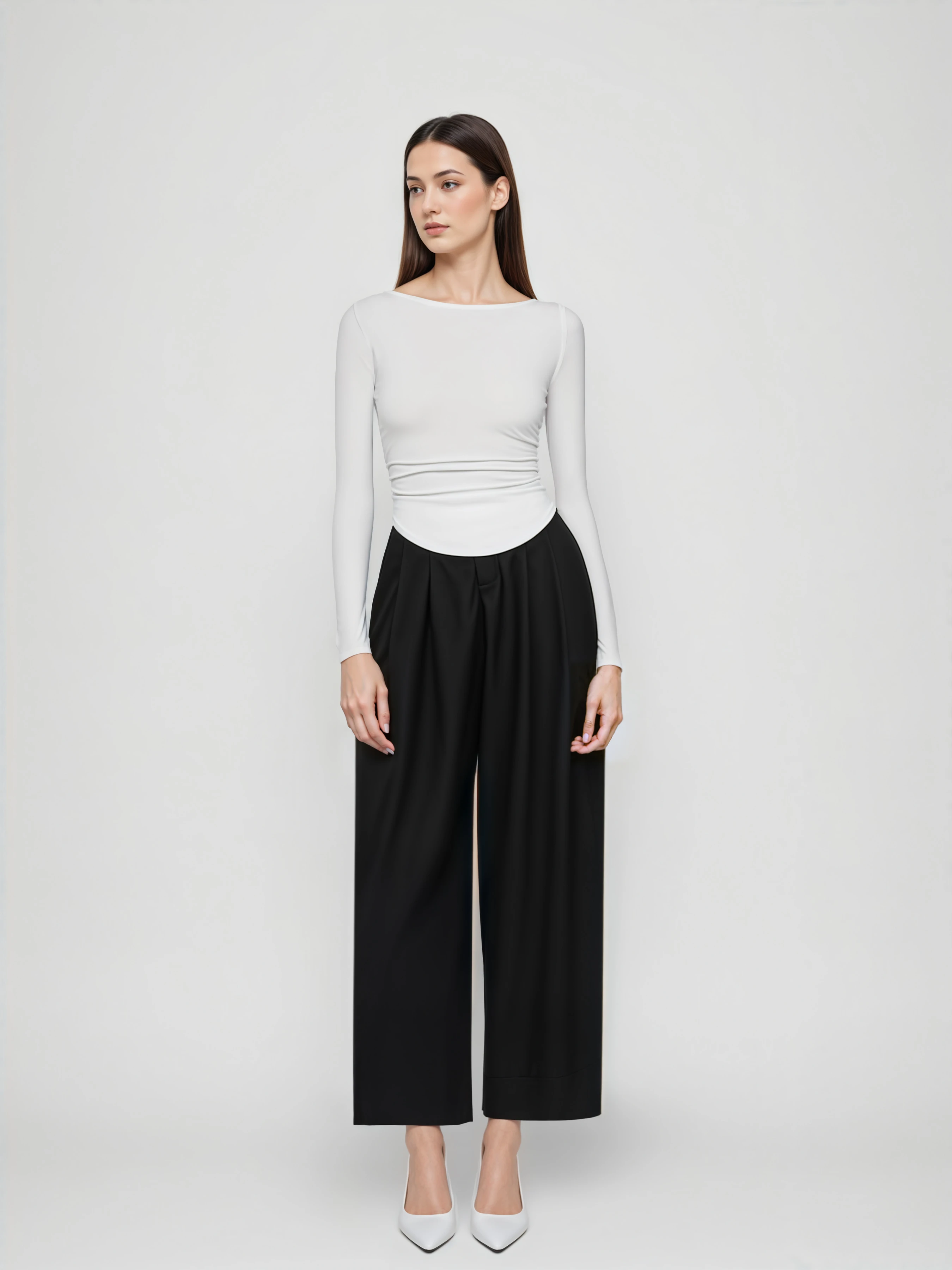 5641-boat-neck-solid-ruched-long-sleeve-tee-1.webp