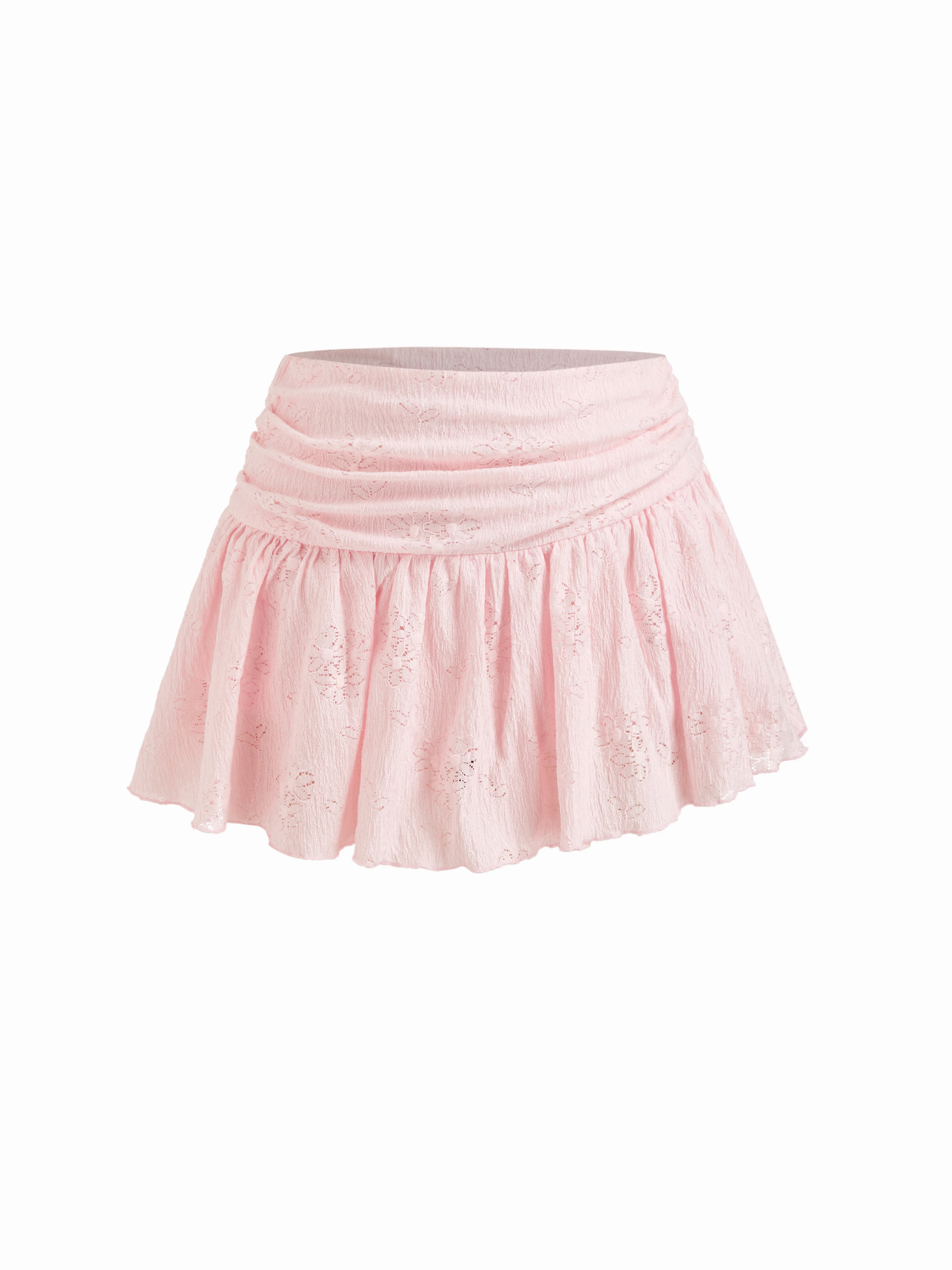 5719-lace-v-neck-pointelle-bell-sleeve-crop-top-with-ruched-mini-skirt-set-1.webp