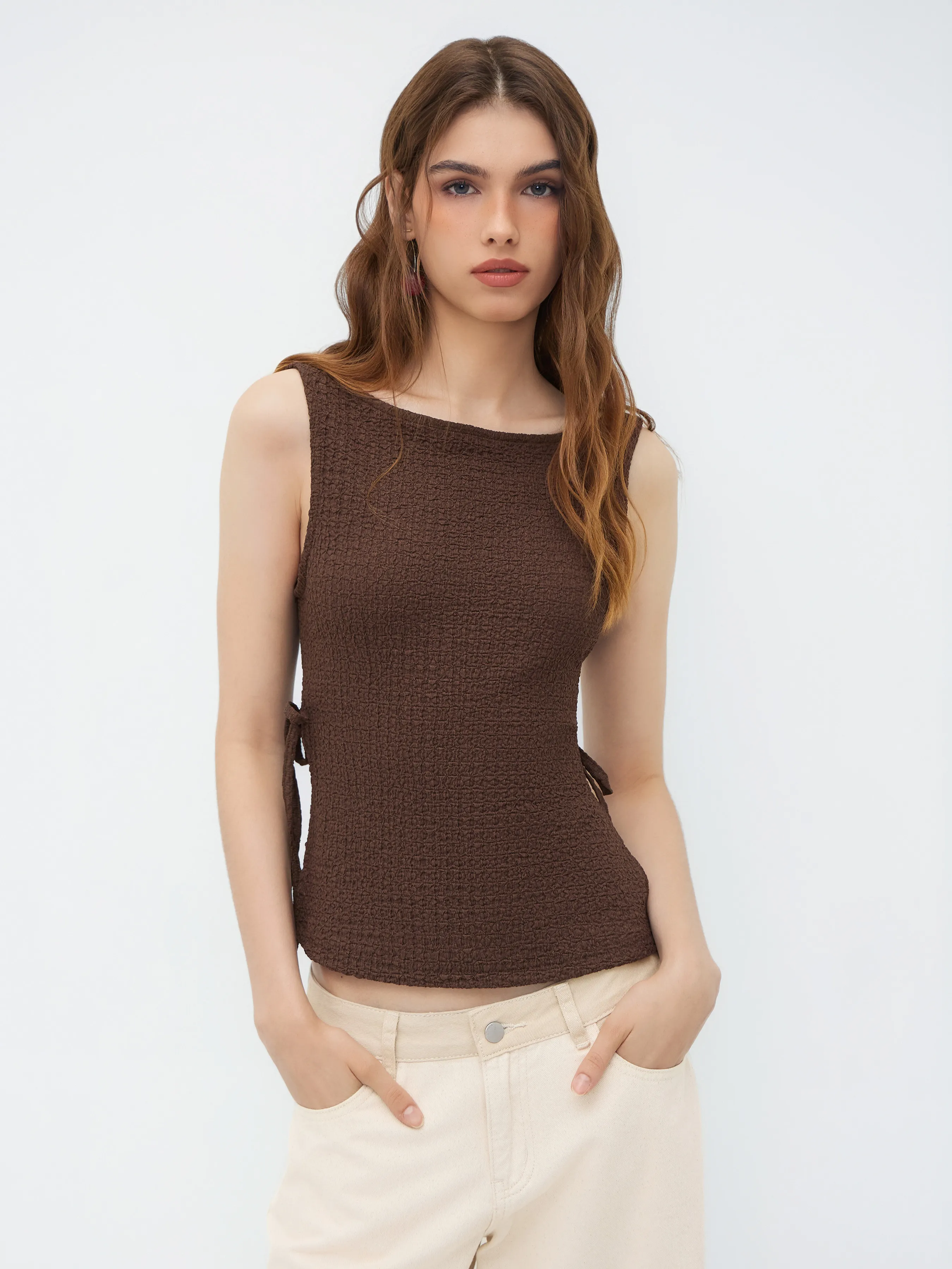 6572-boat-neck-texture-knotted-split-tank-top-1.webp