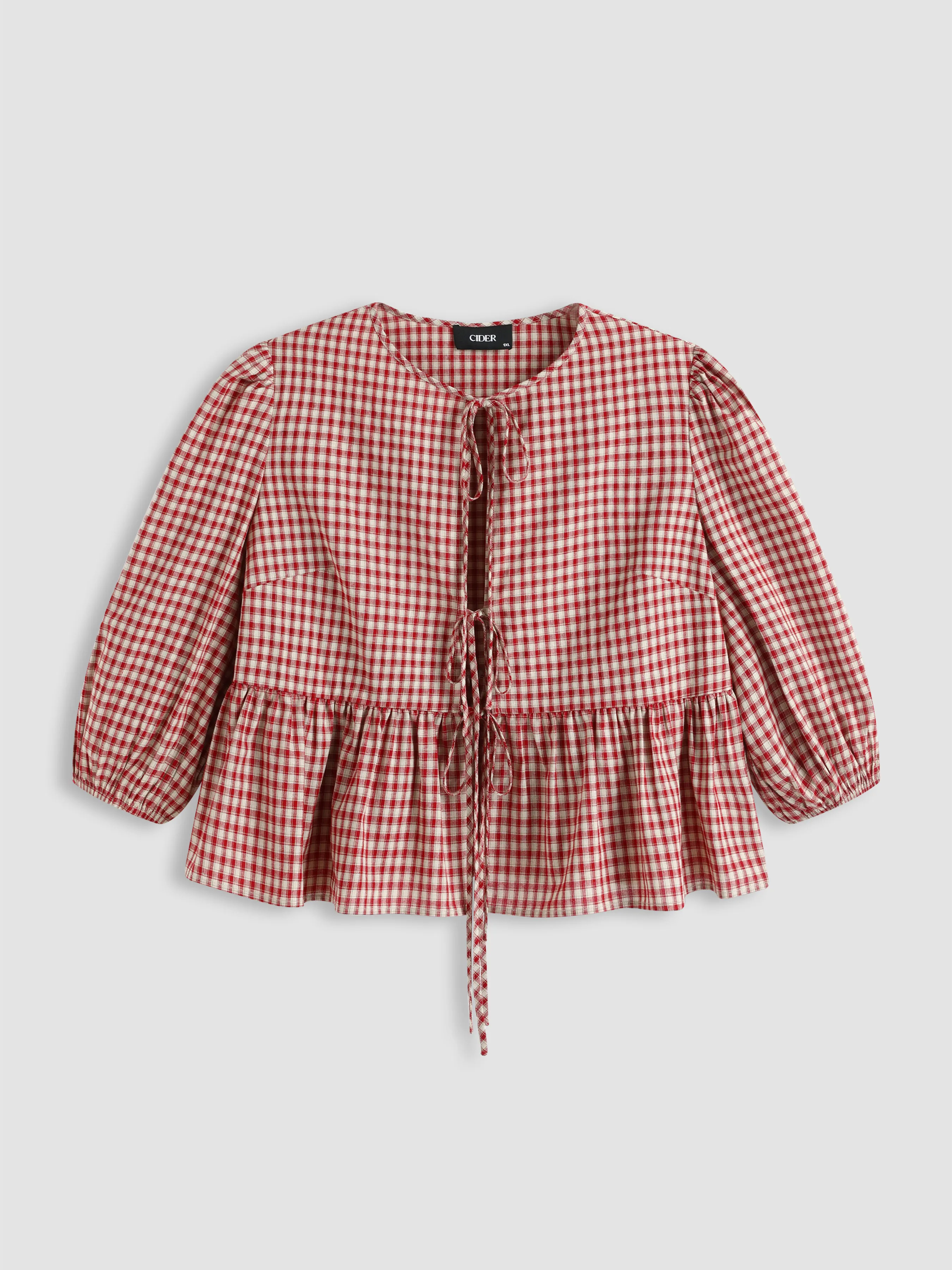 7140-100-cotton-round-neckline-gingham-tie-front-ruffle-hem-long-sleeve-blouse-curve-plus-1.webp